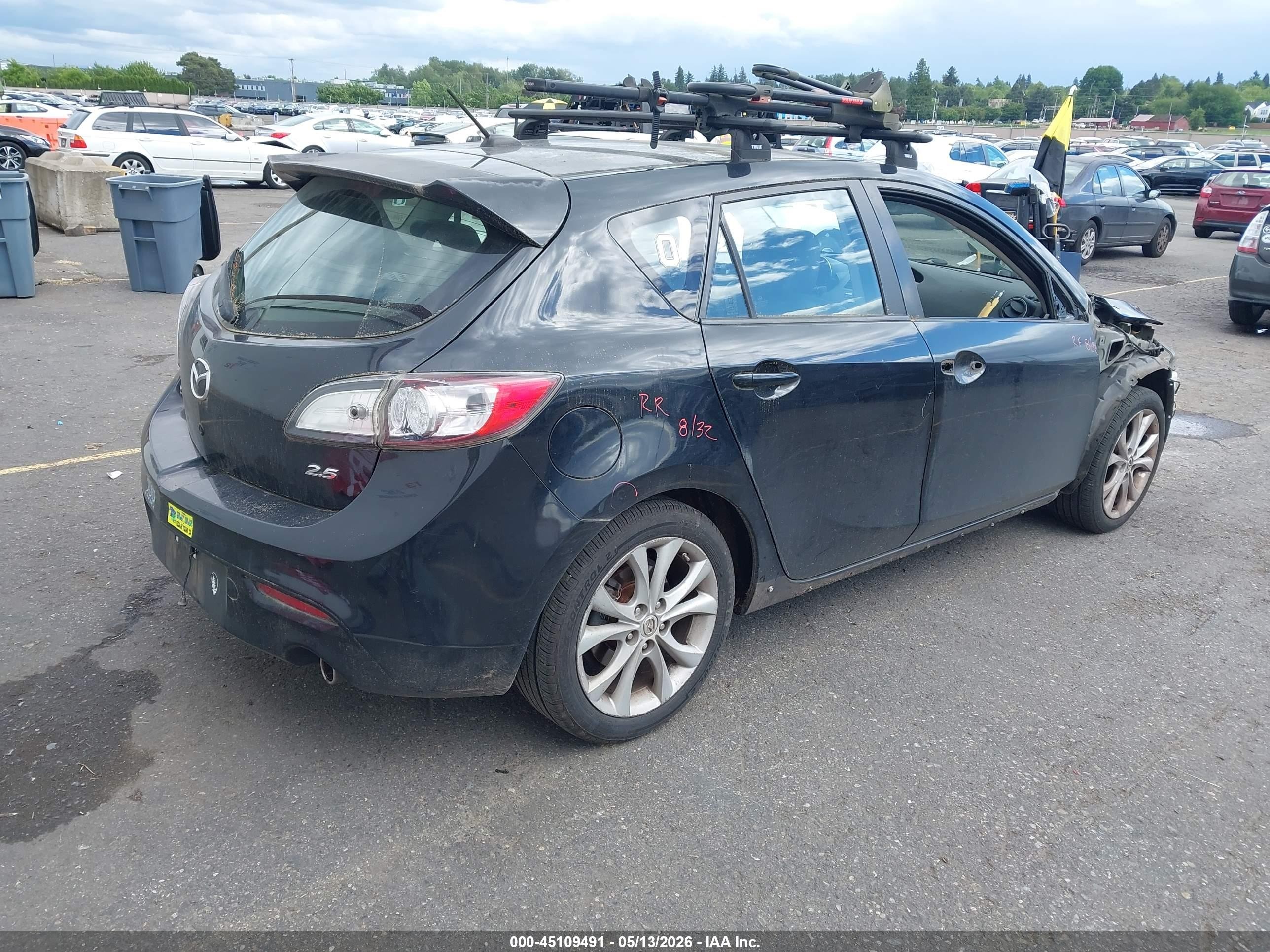 2010 Mazda Mazda3 S Grand Touring Black vin: JM1BL1H69A1290491