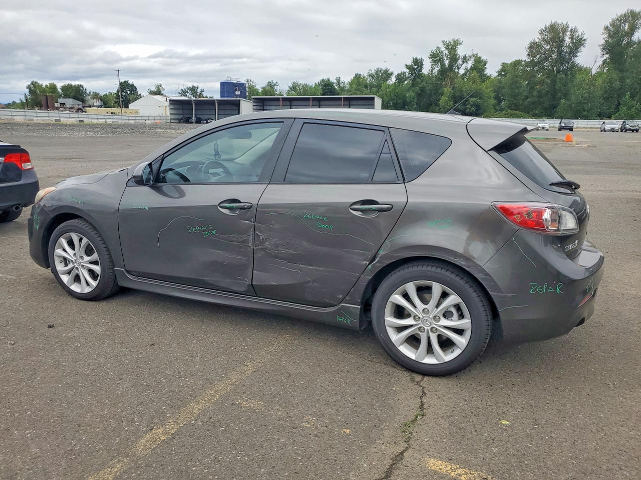2010 Mazda 3 S Серый vin: JM1BL1H69A1326115