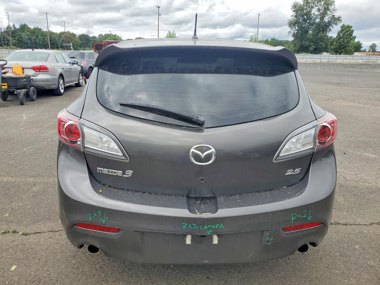 2010 Mazda 3 S Серый vin: JM1BL1H69A1326115