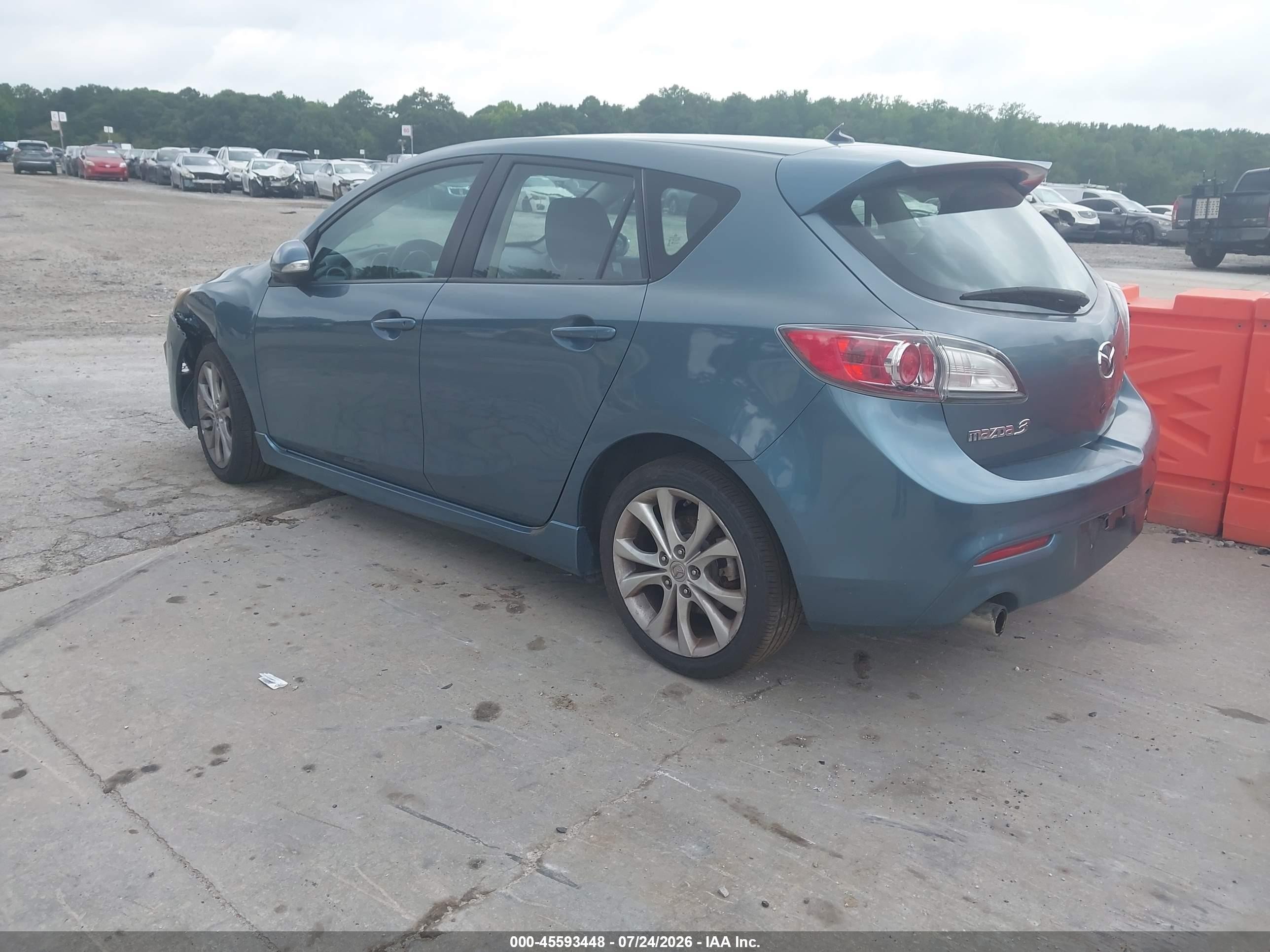 2010 Mazda Mazda3 S Sport Light Blue vin: JM1BL1H6XA1183045