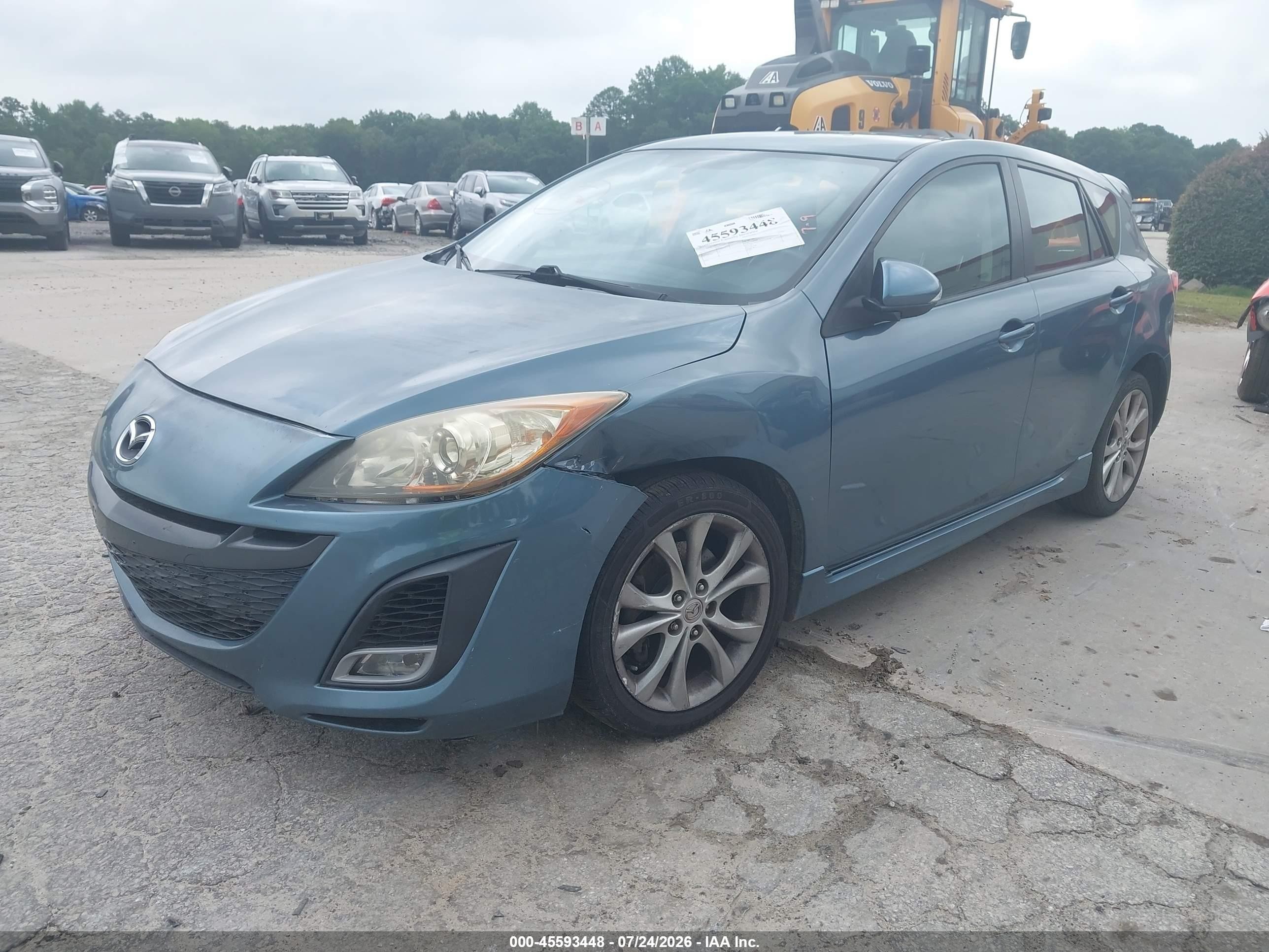 2010 Mazda Mazda3 S Sport Light Blue vin: JM1BL1H6XA1183045