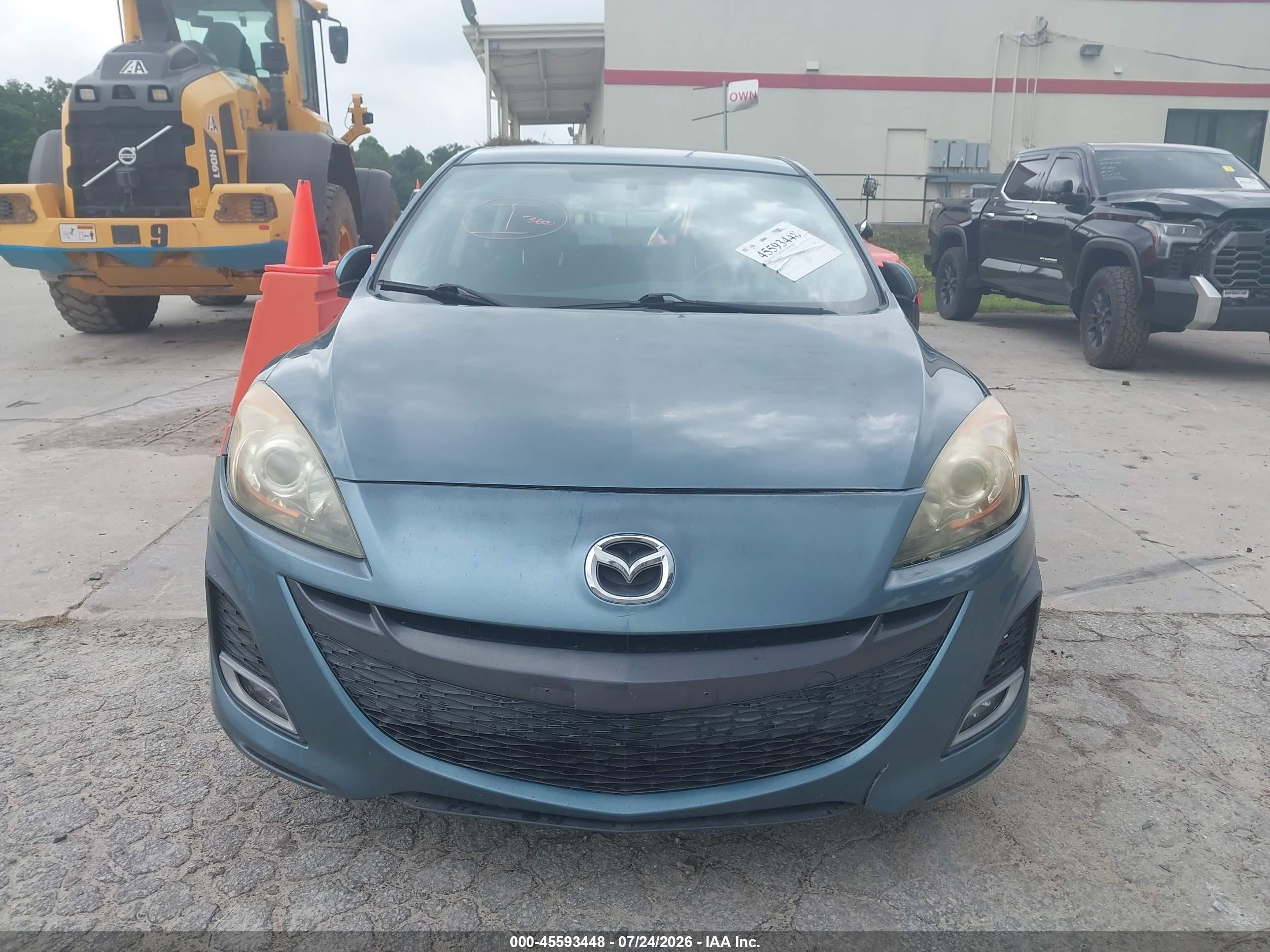 2010 Mazda Mazda3 S Sport Light Blue vin: JM1BL1H6XA1183045