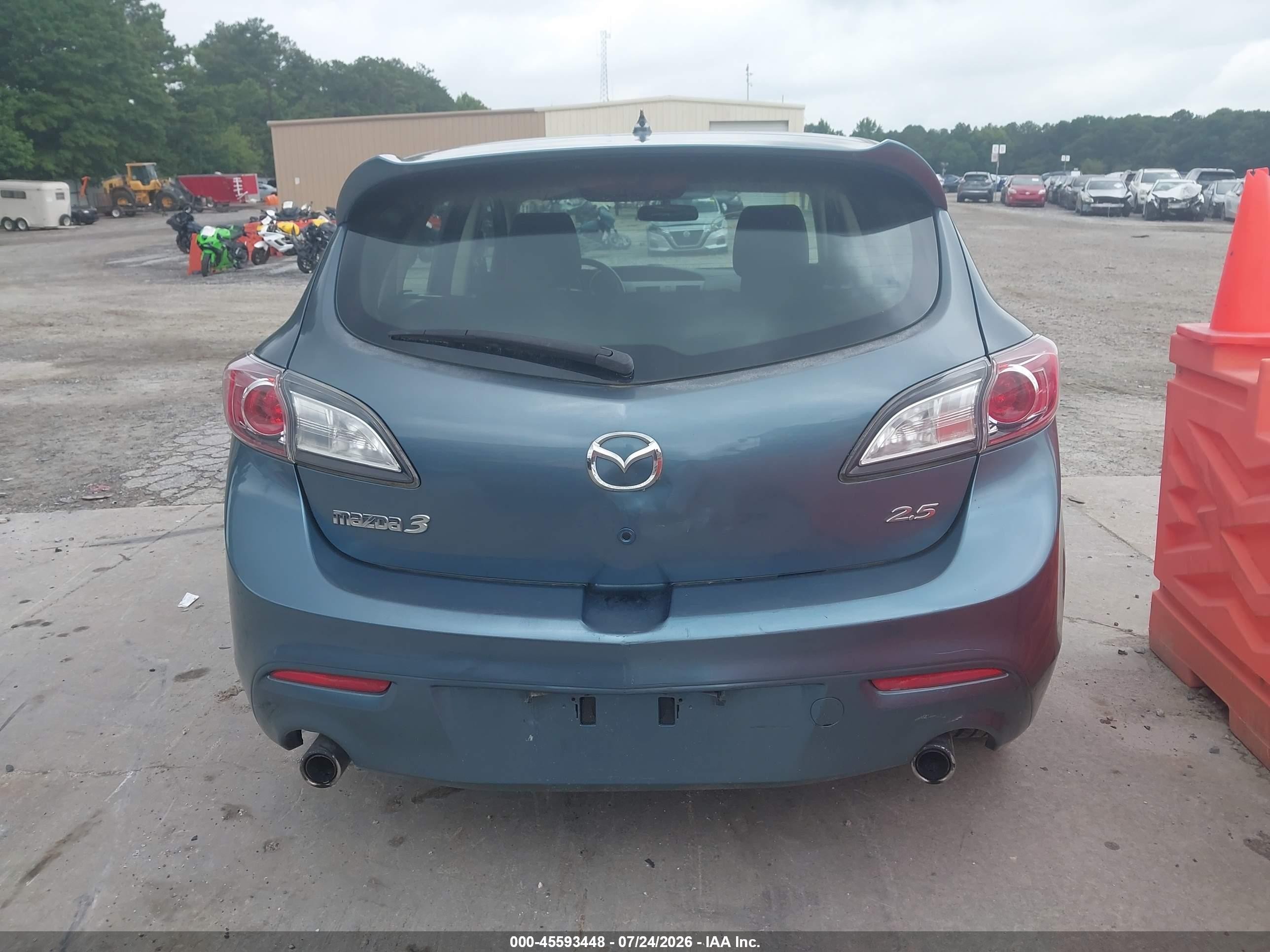 2010 Mazda Mazda3 S Sport Light Blue vin: JM1BL1H6XA1183045