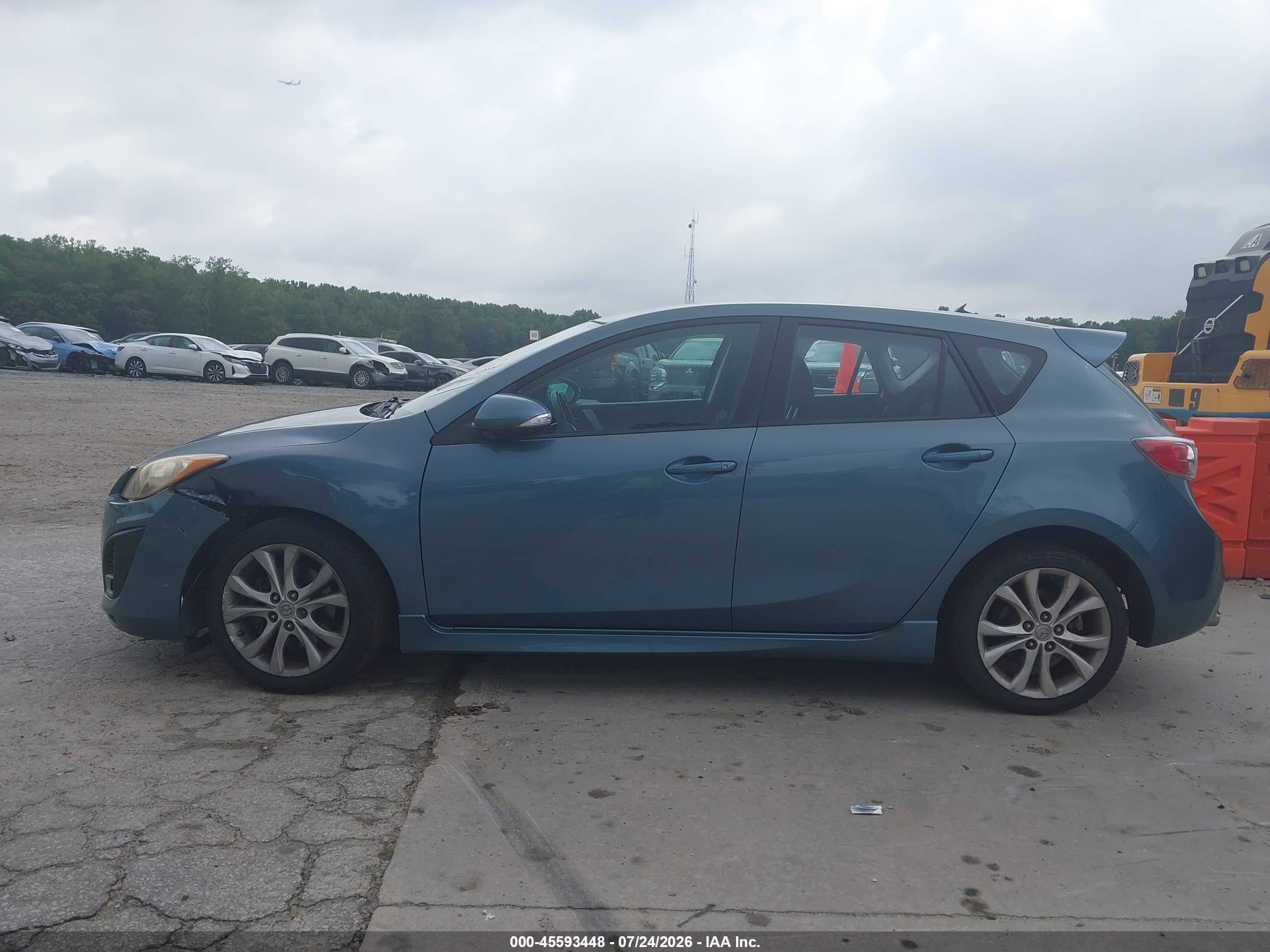 2010 Mazda Mazda3 S Sport Light Blue vin: JM1BL1H6XA1183045