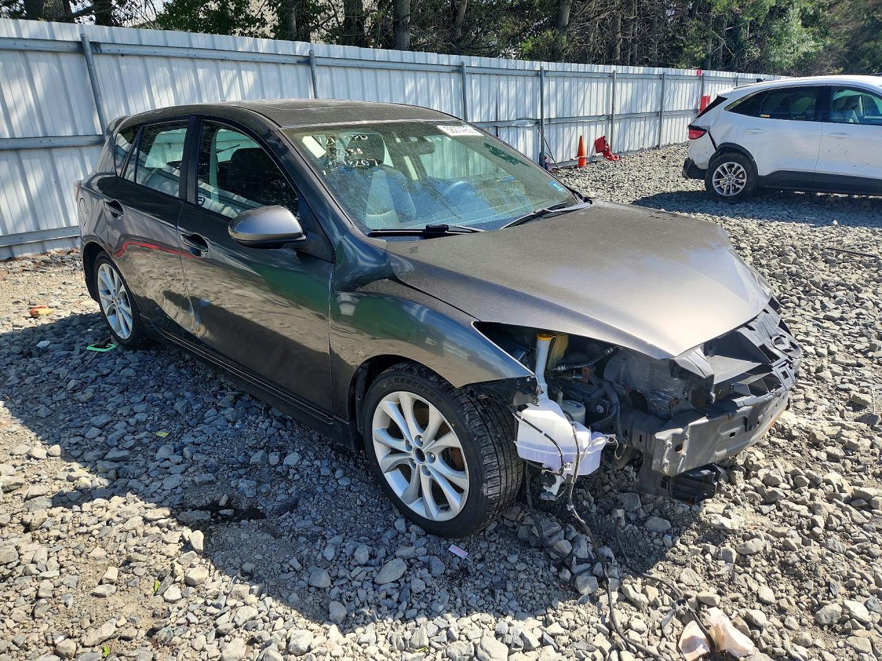 2010 Mazda 3 S Gray vin: JM1BL1H6XA1248038