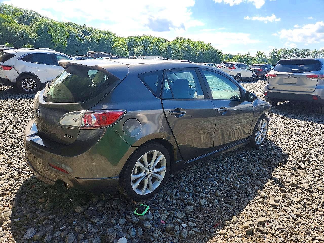 2010 Mazda 3 S Gray vin: JM1BL1H6XA1248038