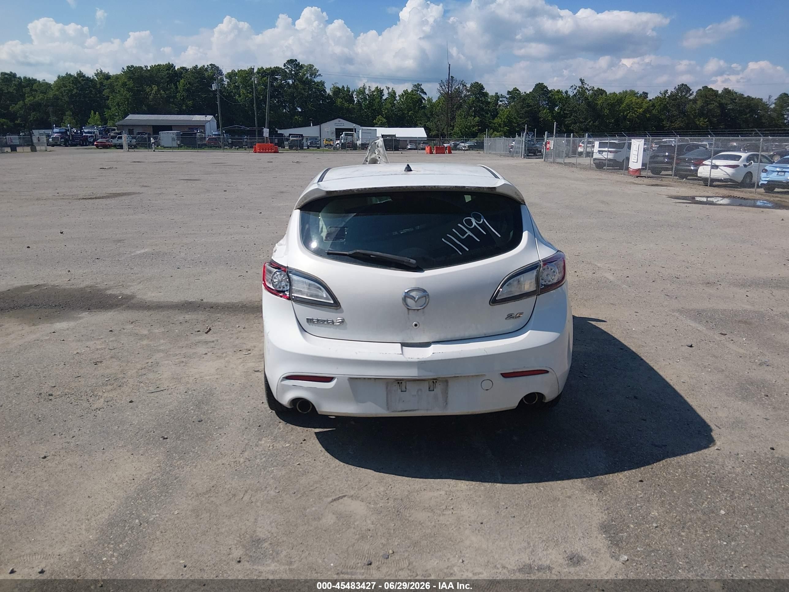 2010 Mazda Mazda3   Белый vin: JM1BL1H6XA1277684