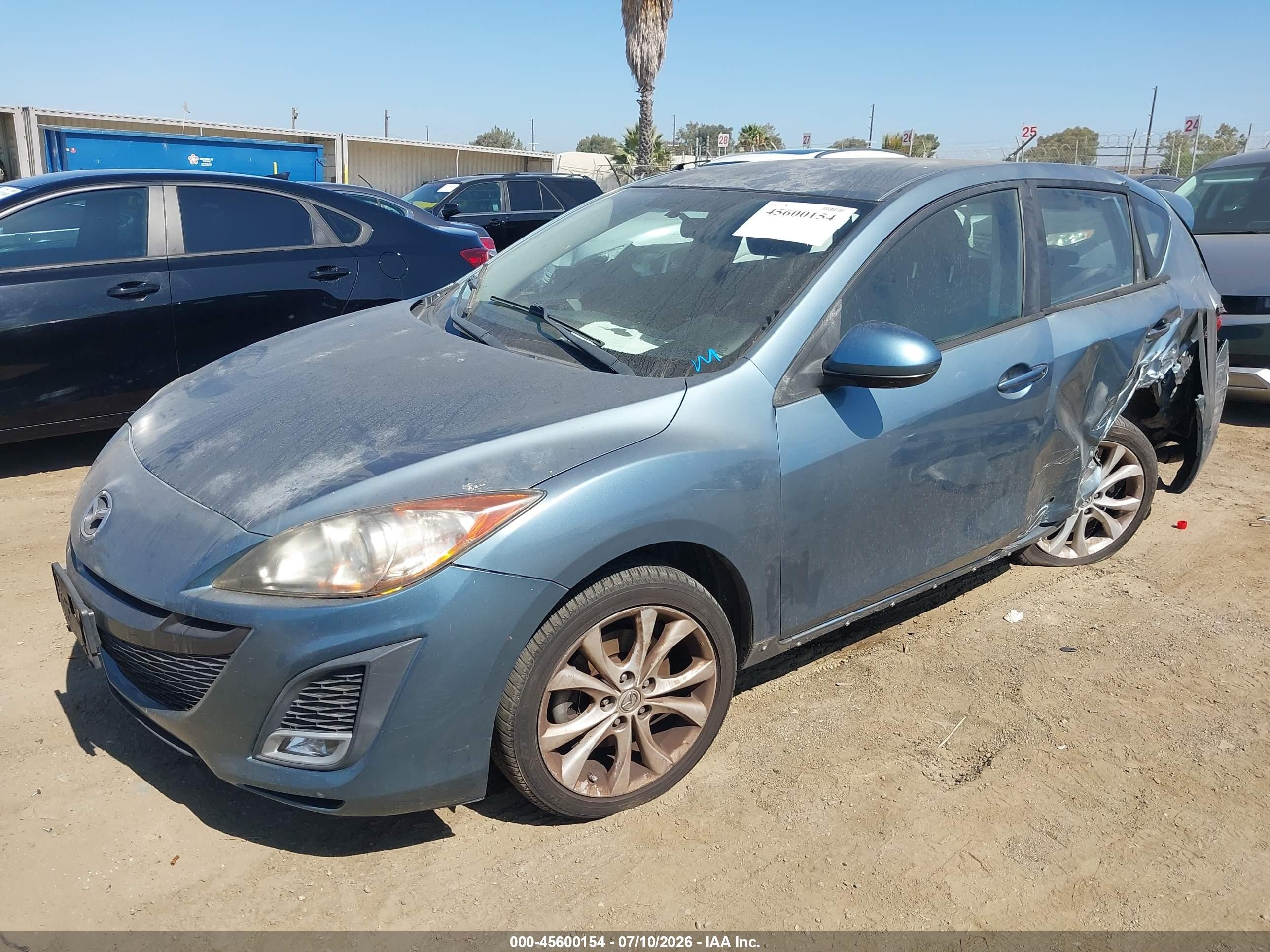 2010 Mazda Mazda3 S Sport Blue vin: JM1BL1H6XA1309338
