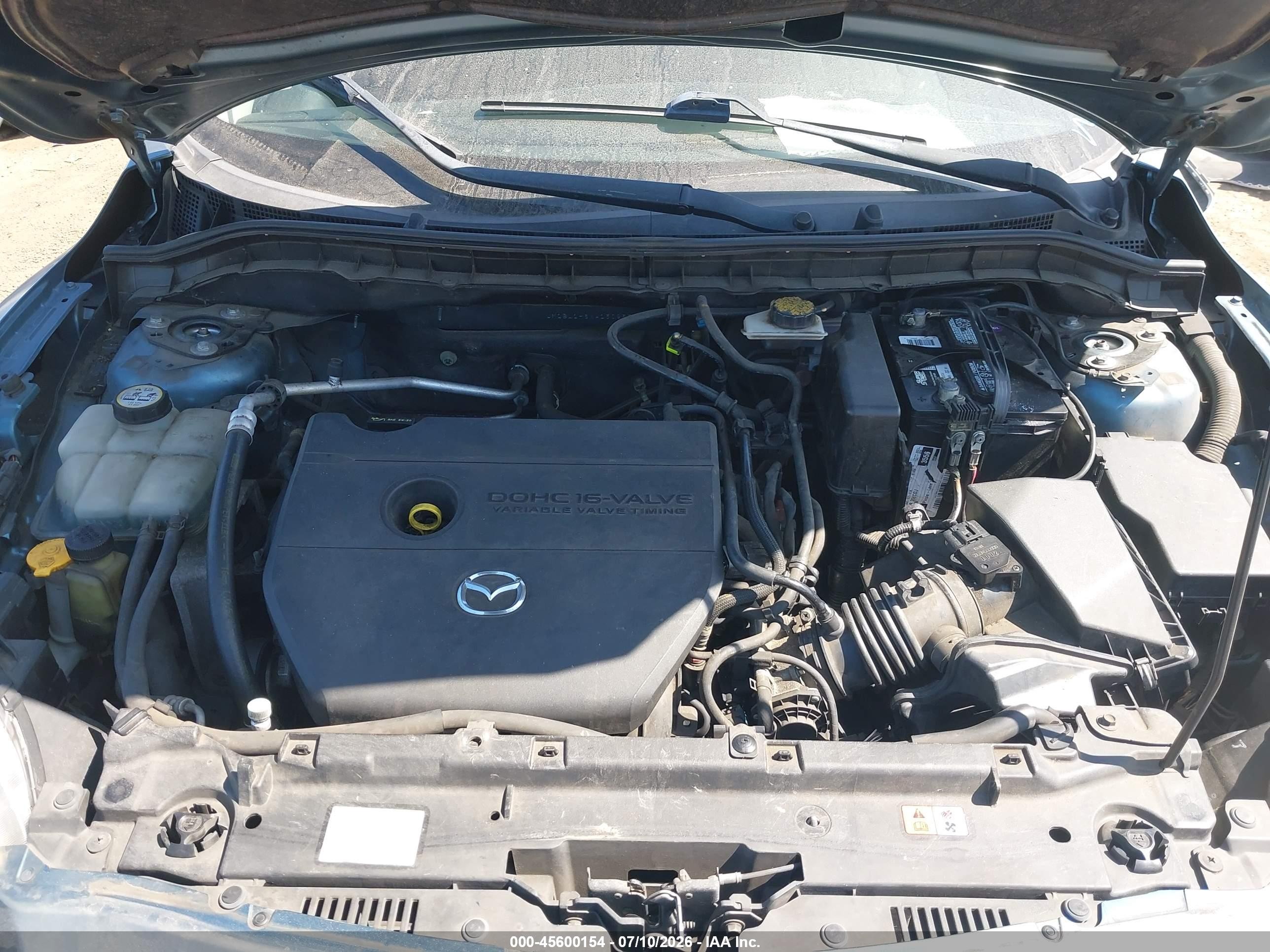2010 Mazda Mazda3 S Sport Blue vin: JM1BL1H6XA1309338