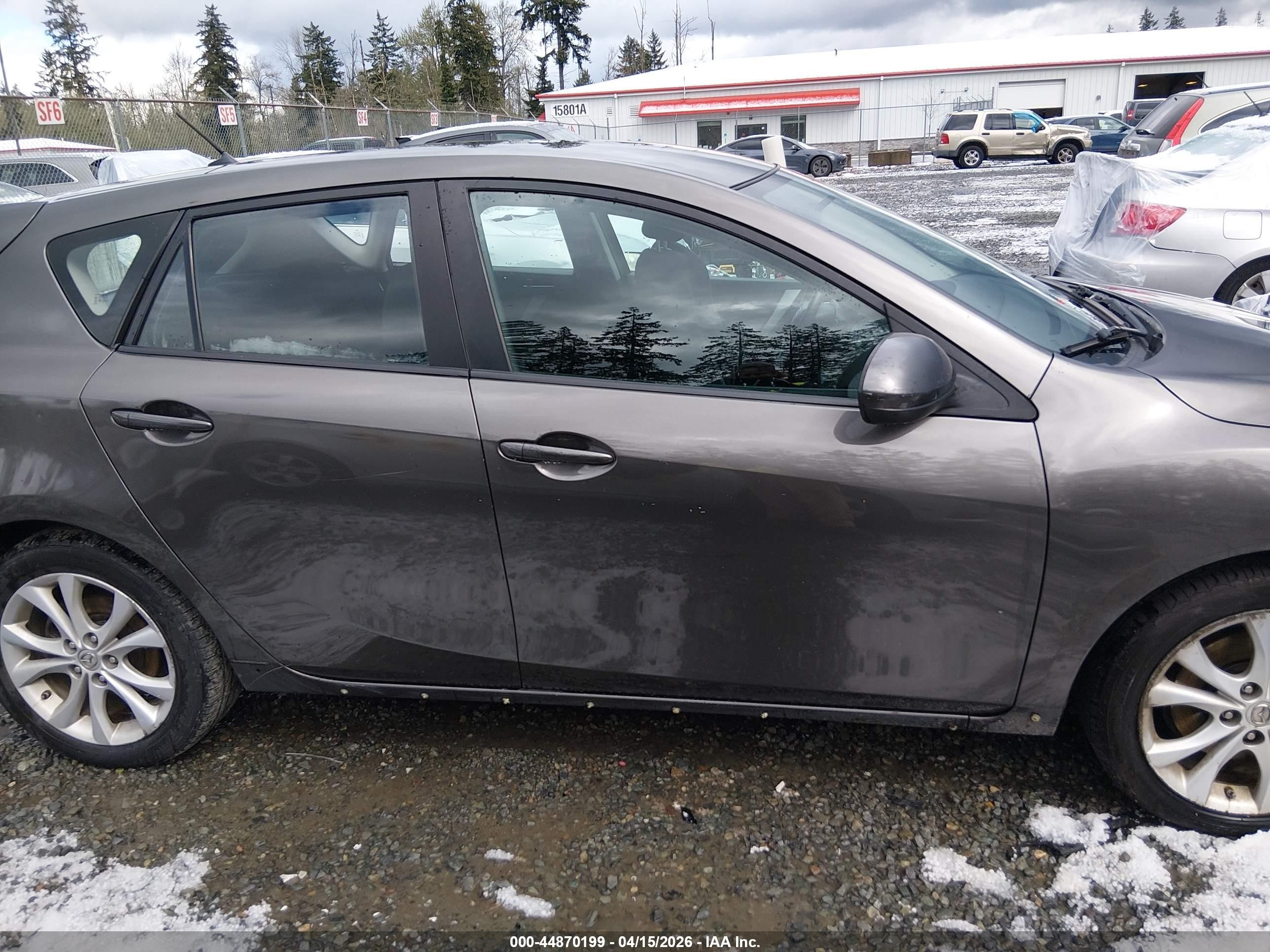 2010 Mazda Mazda3 S Sport Серый vin: JM1BL1H6XA1315169