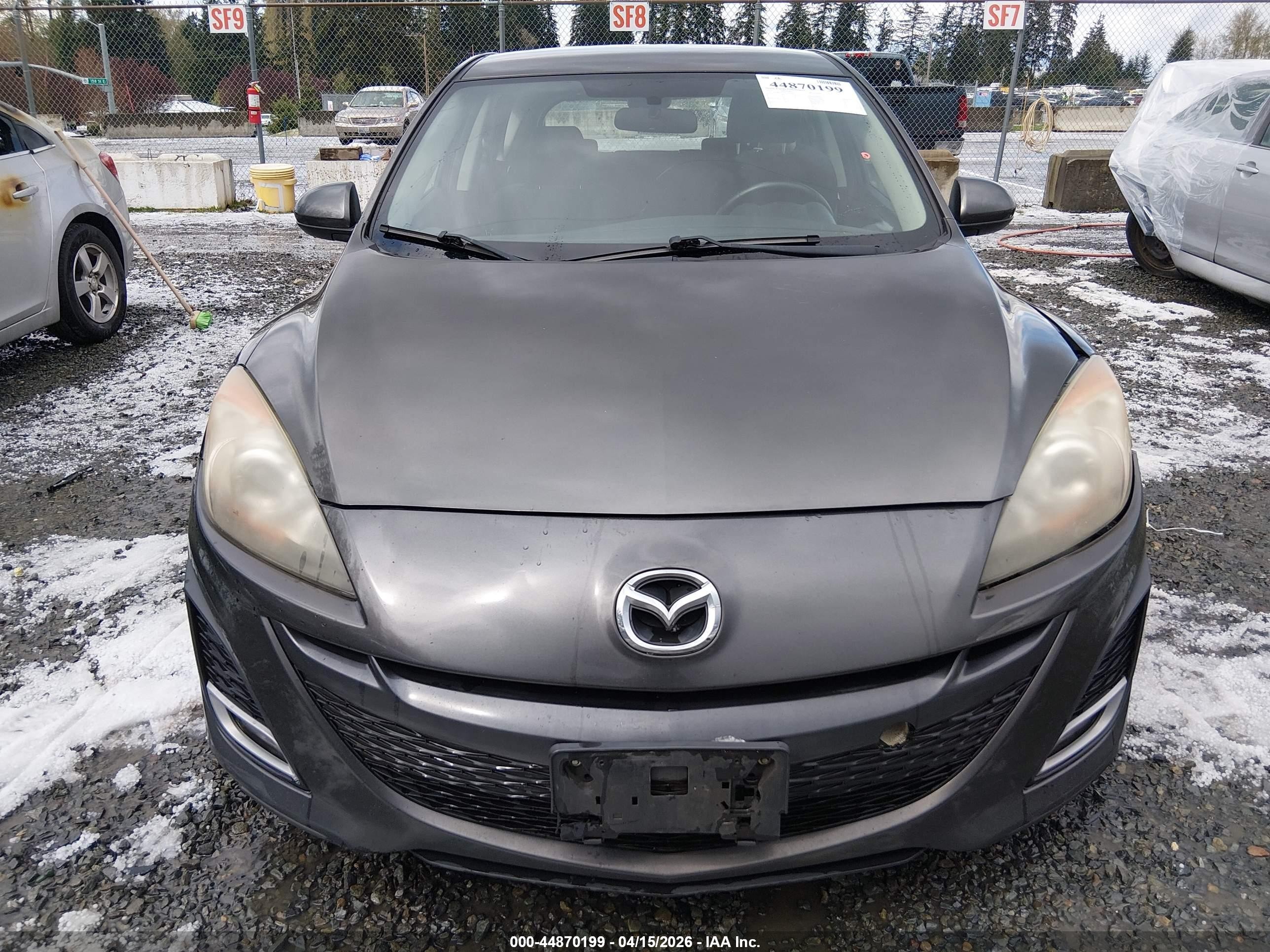 2010 Mazda Mazda3 S Sport Серый vin: JM1BL1H6XA1315169