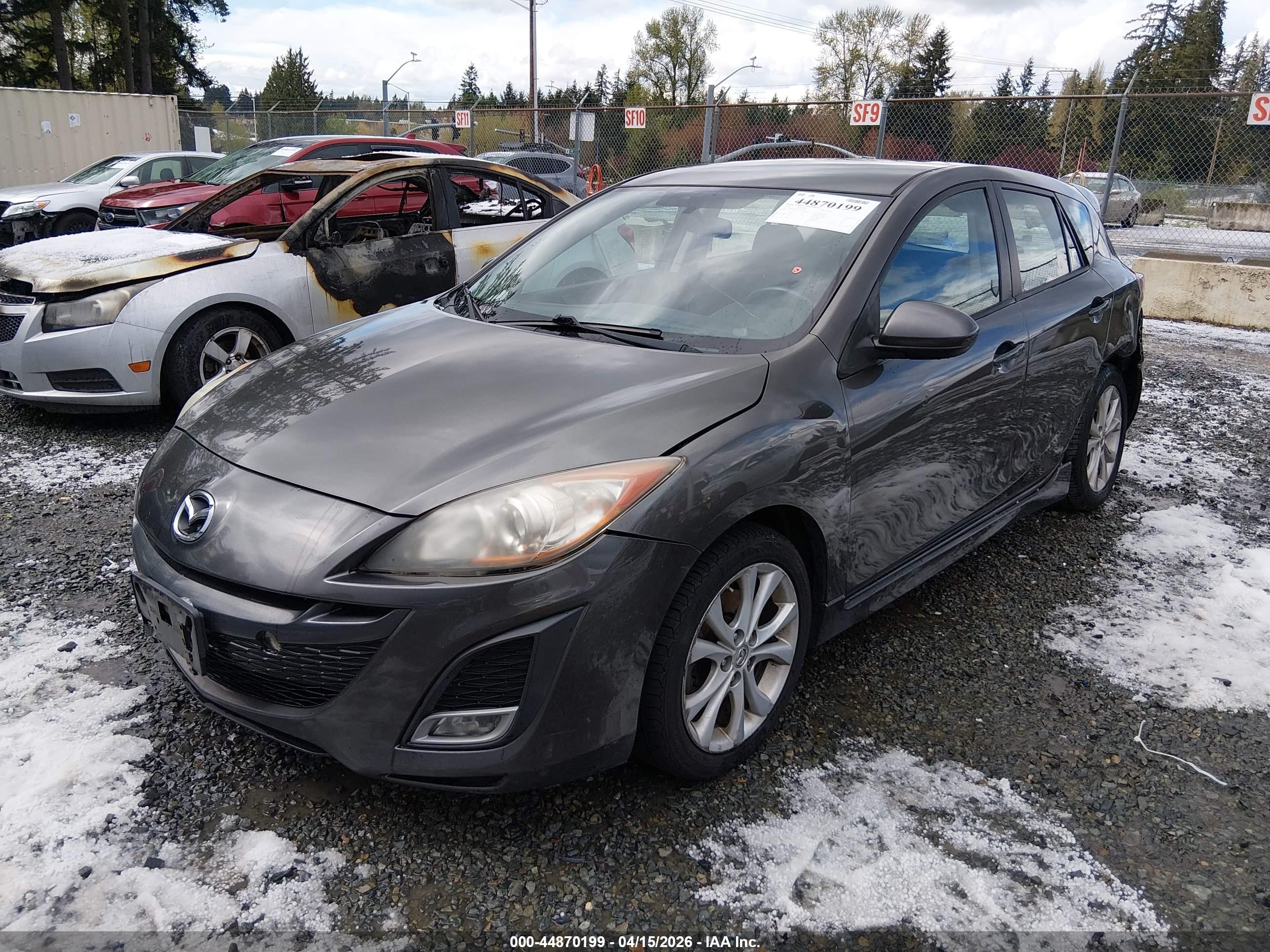 2010 Mazda Mazda3 S Sport Серый vin: JM1BL1H6XA1315169