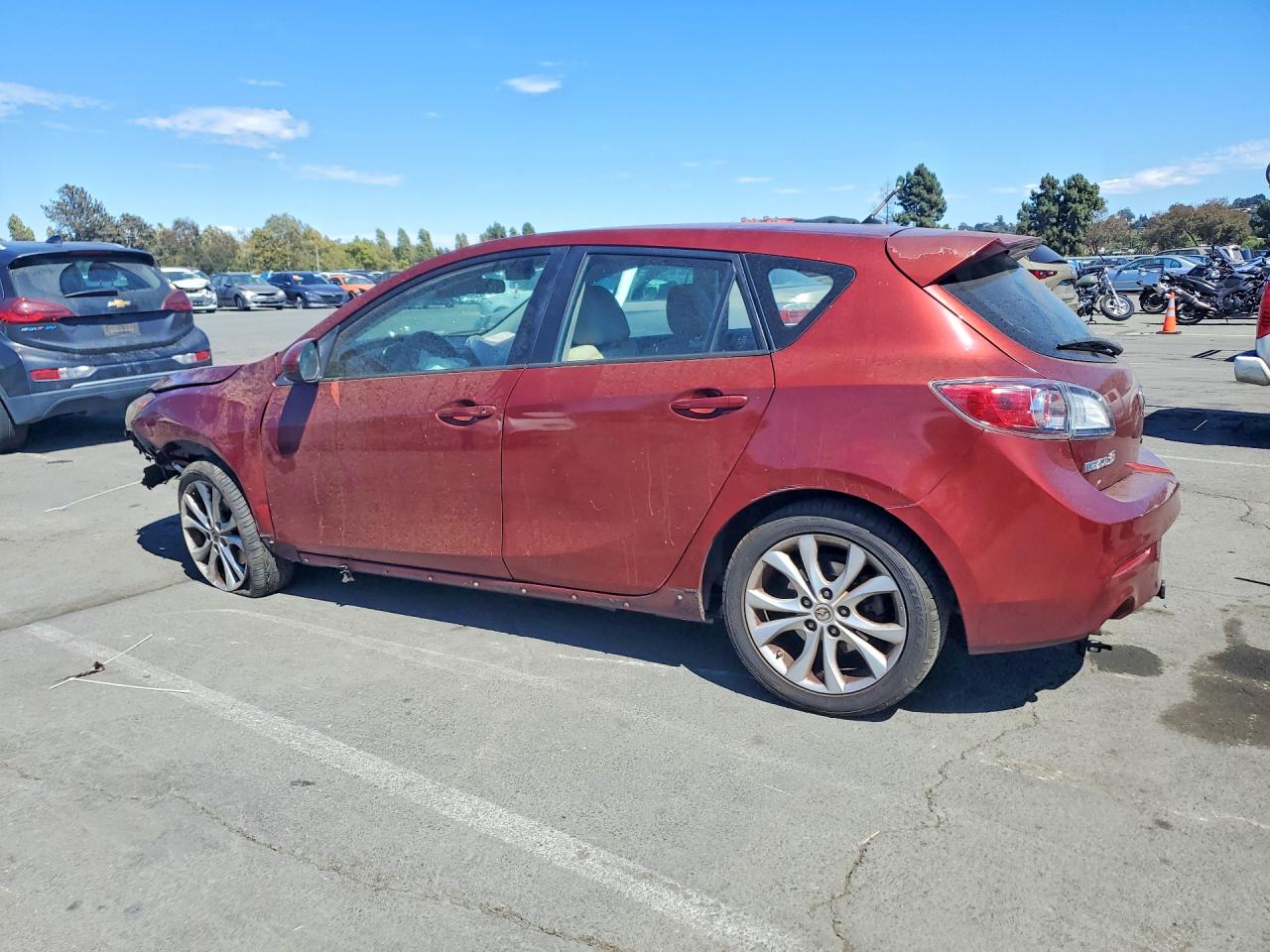 2010 Mazda 3 S Красный vin: JM1BL1H6XA1325359