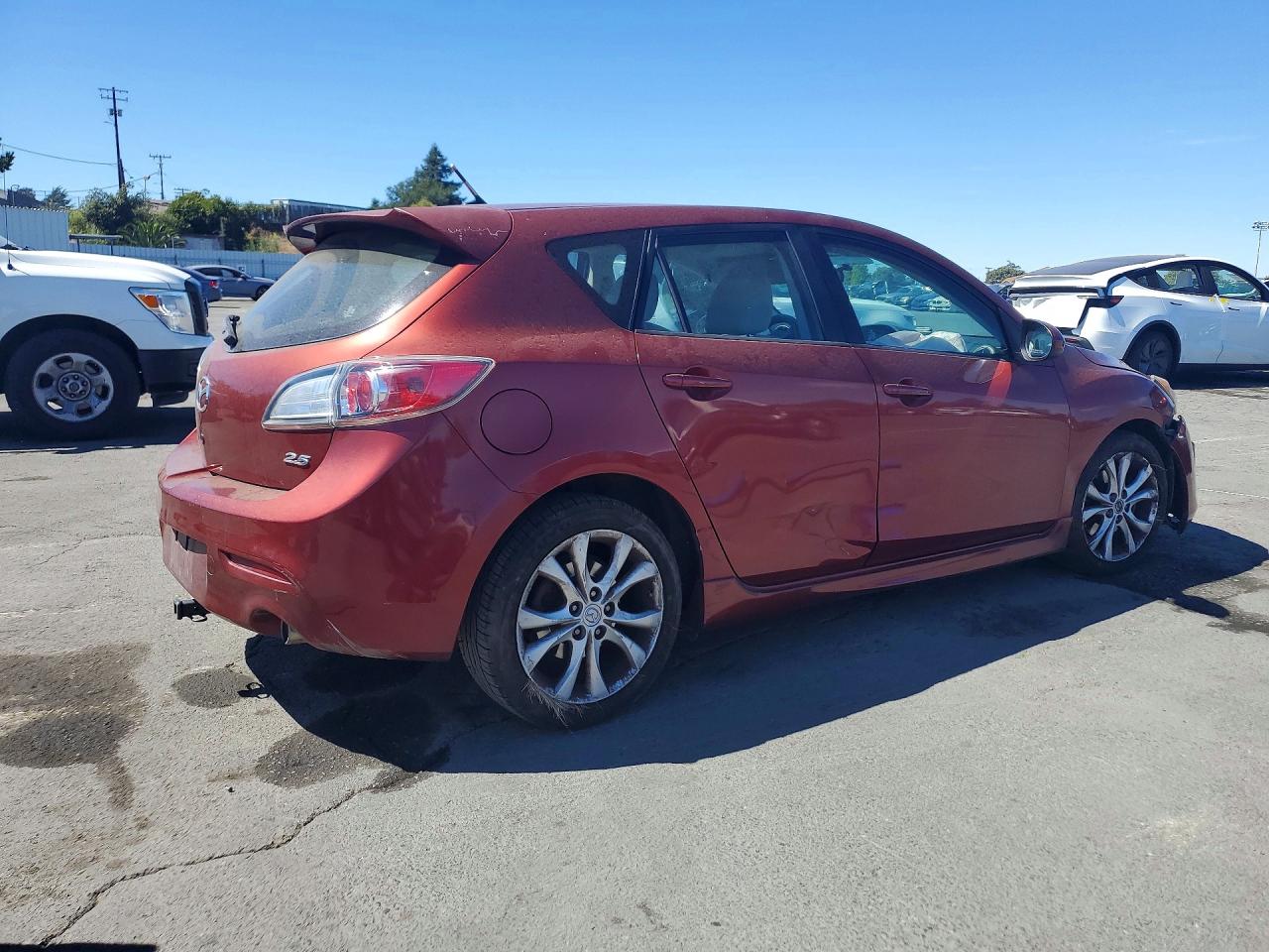 2010 Mazda 3 S Красный vin: JM1BL1H6XA1325359