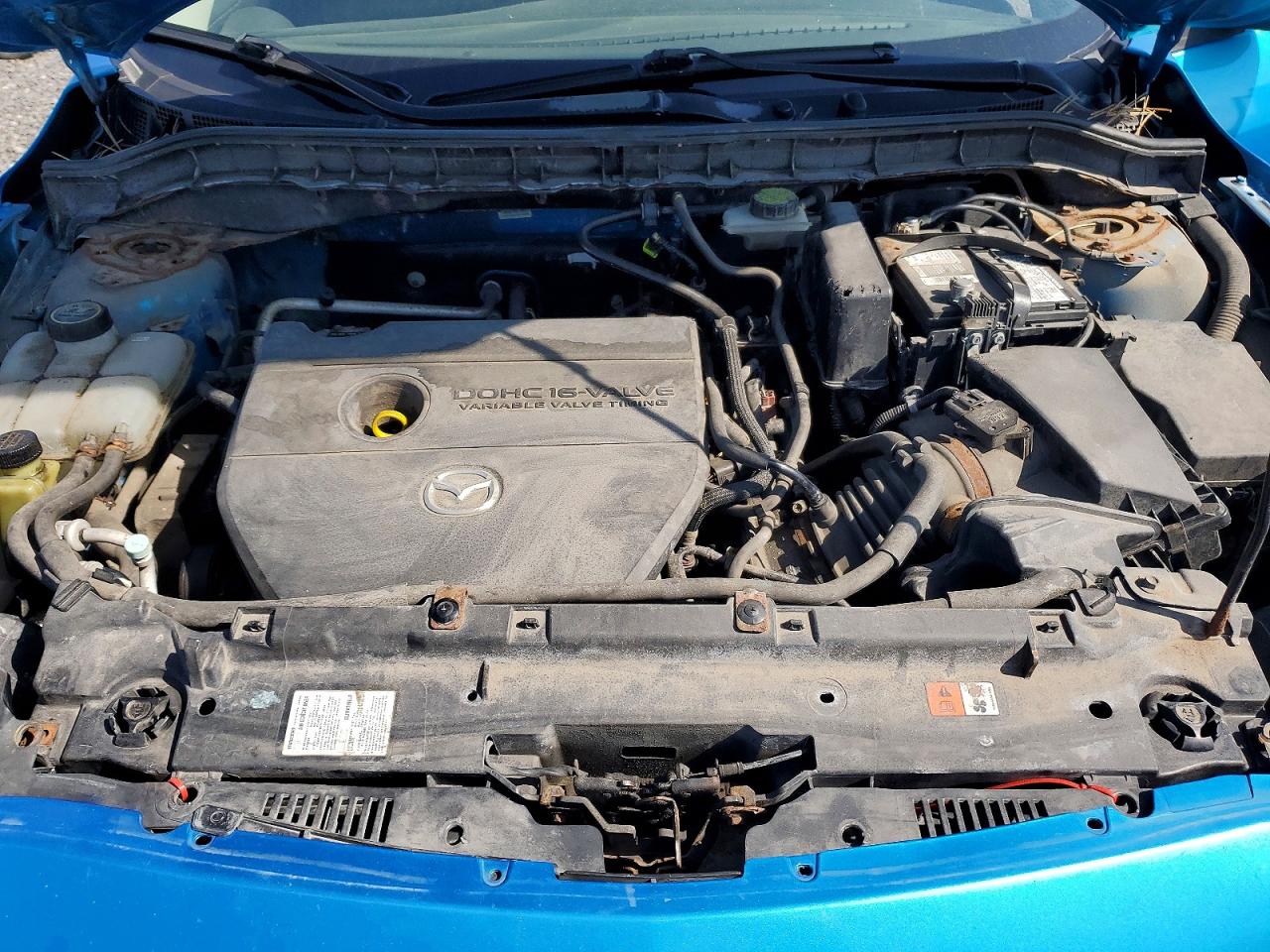 2010 Mazda 3 I Blue vin: JM1BL1HF0A1200094
