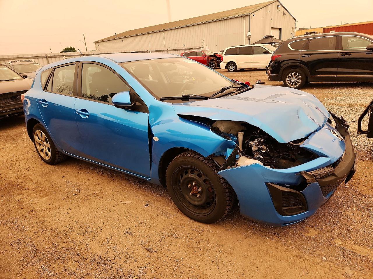 2010 Mazda 3 Sport Blue vin: JM1BL1HF2A1259700