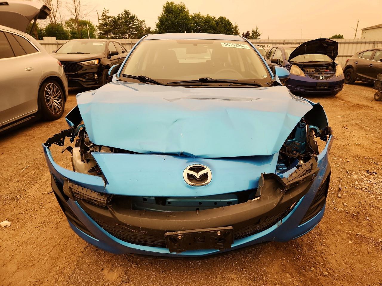 2010 Mazda 3 Sport Blue vin: JM1BL1HF2A1259700