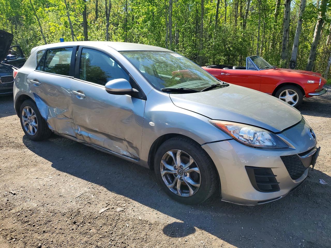 2010 Mazda 3 I Silver vin: JM1BL1HF3A1218699