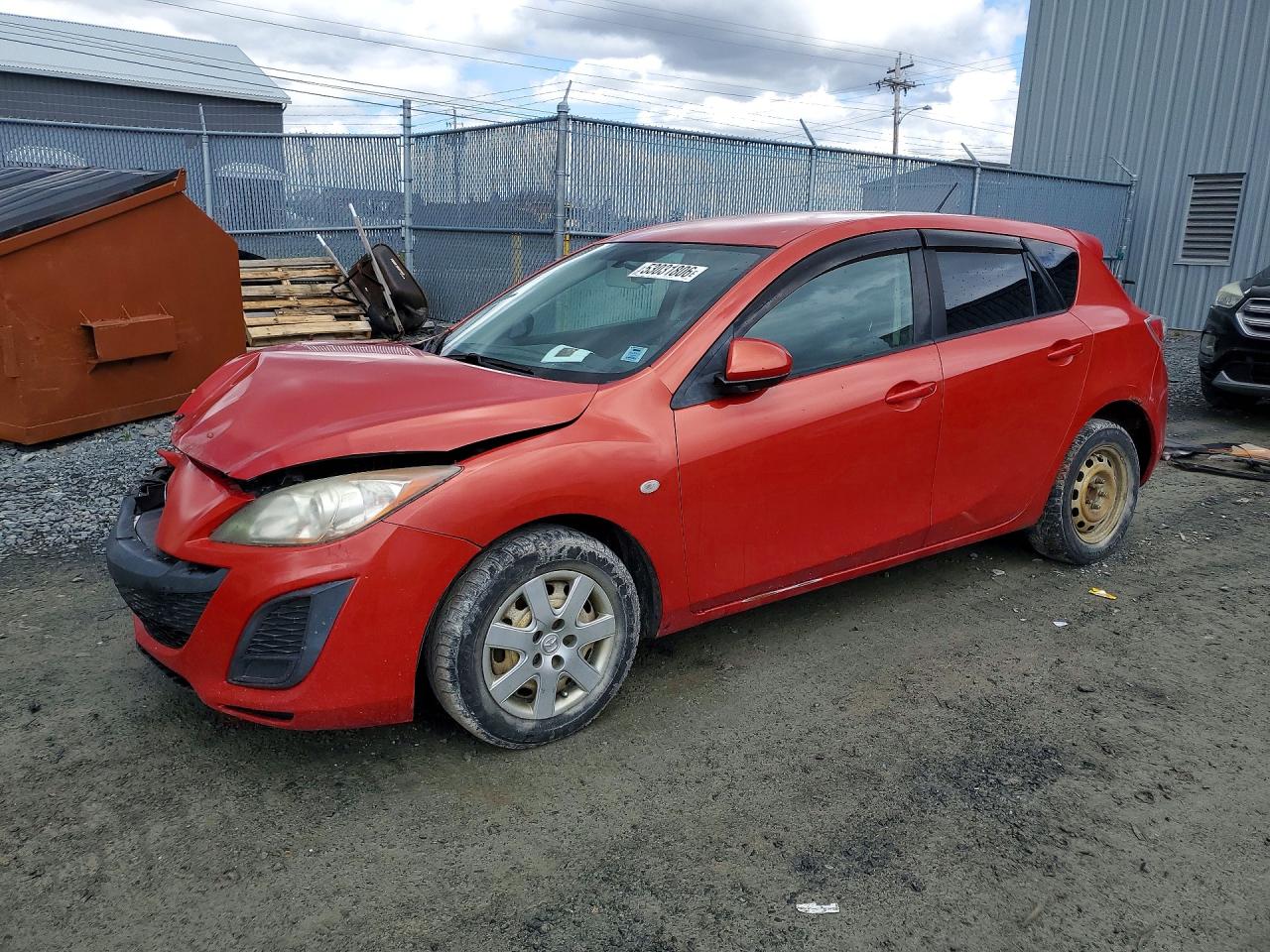 2010 Mazda 3 I Red vin: JM1BL1HF6A1251406