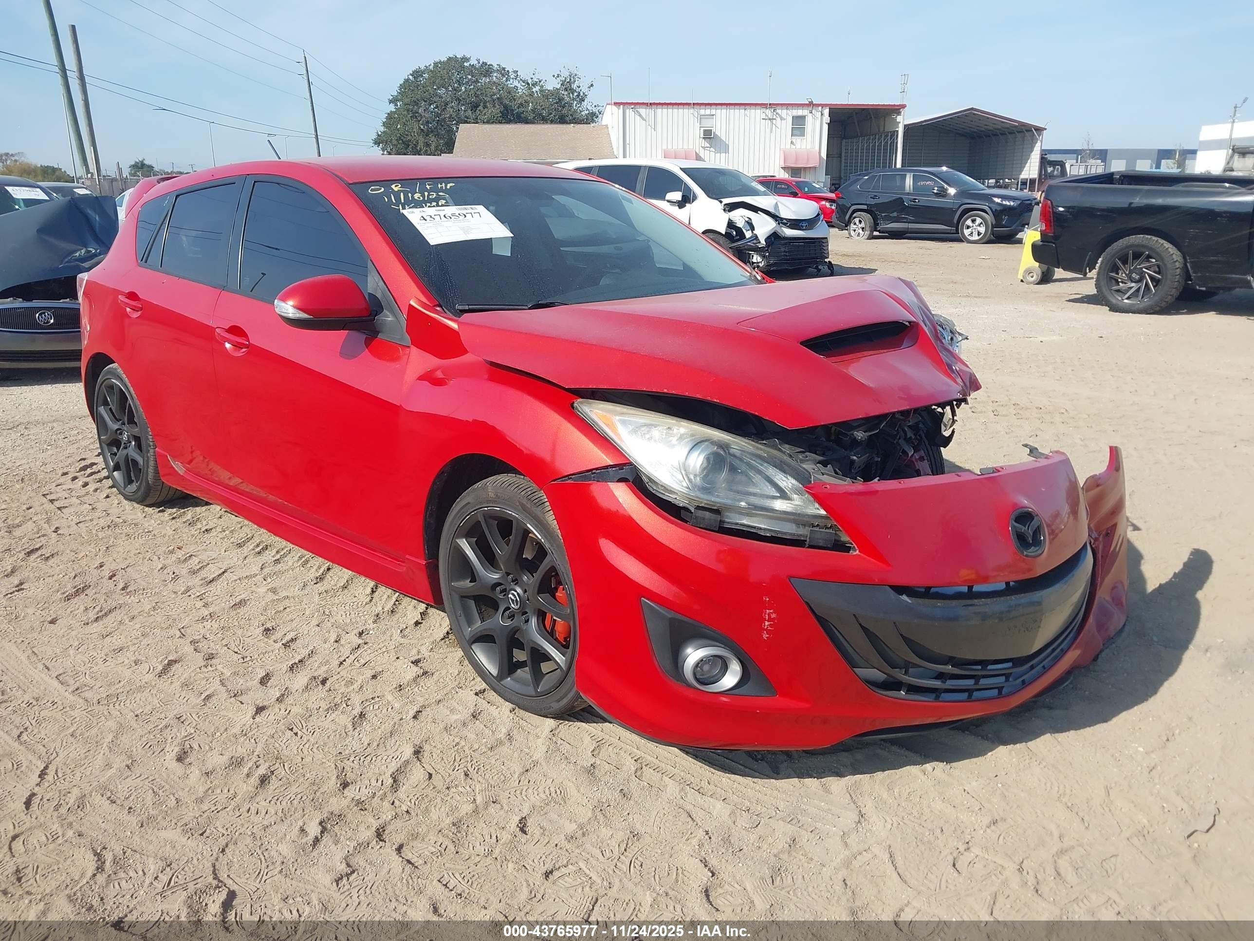 2011 Mazda Mazdaspeed3 Sport Red vin: JM1BL1K30B1361075