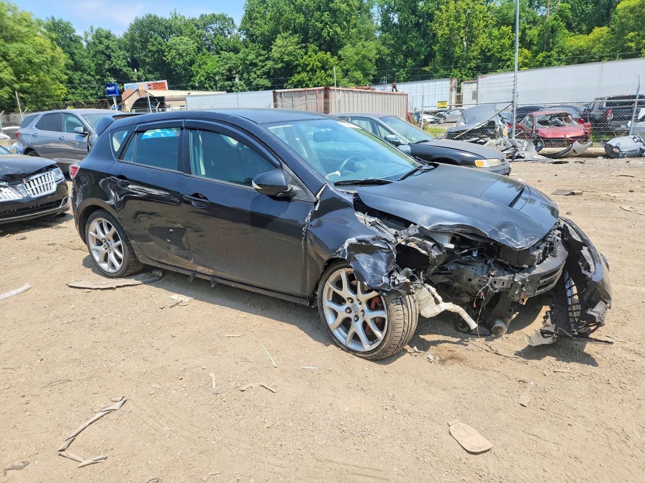 2011 Mazda Speed 3 Black vin: JM1BL1K31B1355172