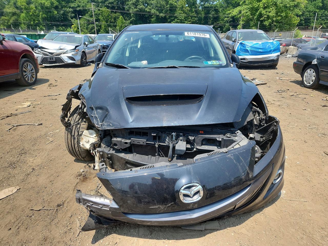 2011 Mazda Speed 3 Black vin: JM1BL1K31B1355172