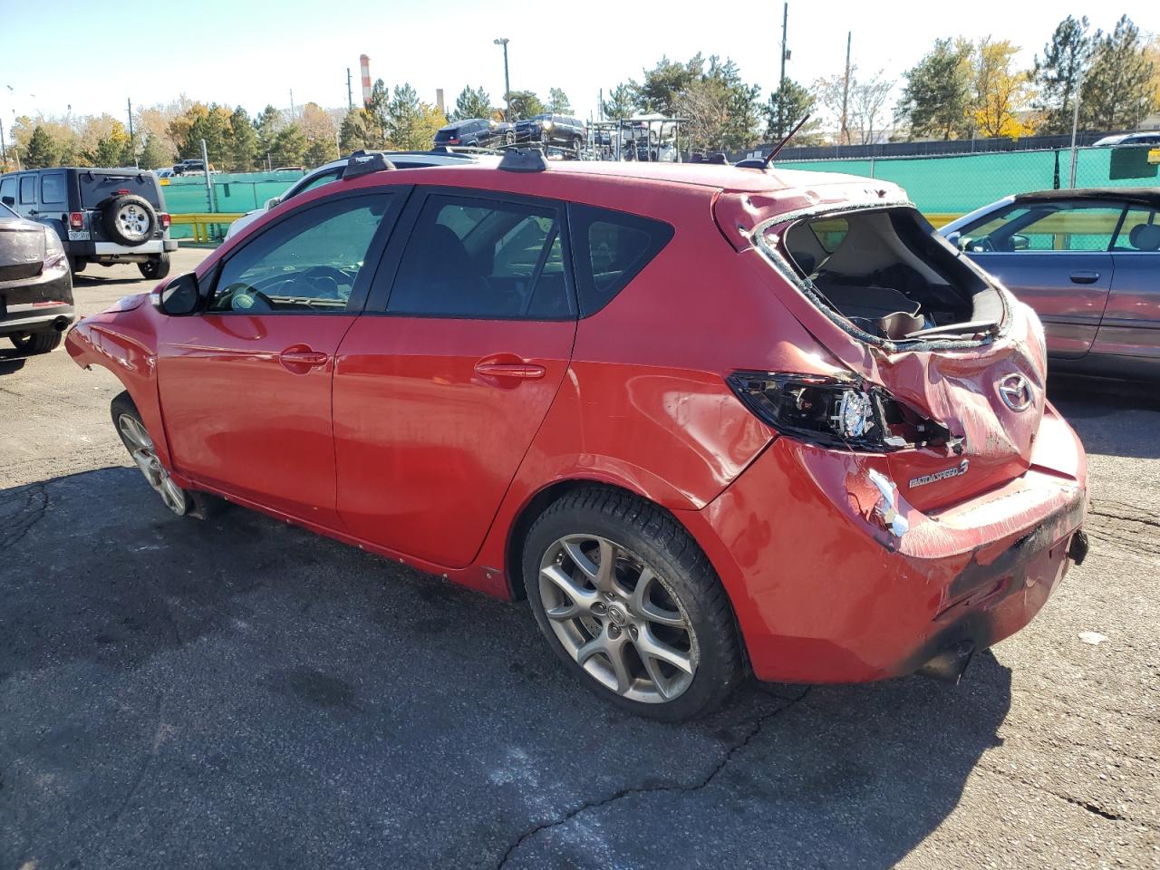 2011 Mazda Speed 3 Maroon vin: JM1BL1K31B1487459
