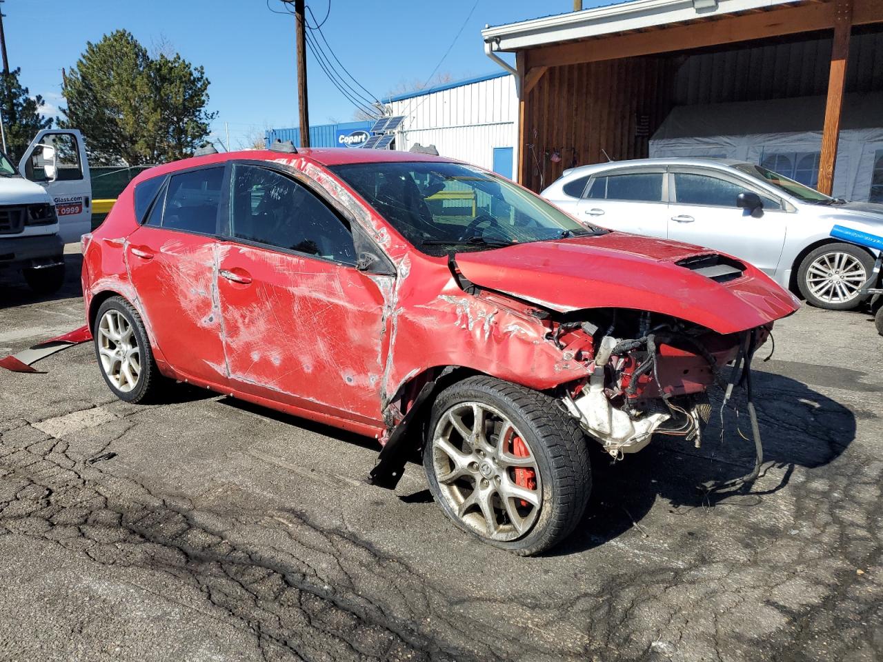 2011 Mazda Speed 3 Maroon vin: JM1BL1K31B1487459