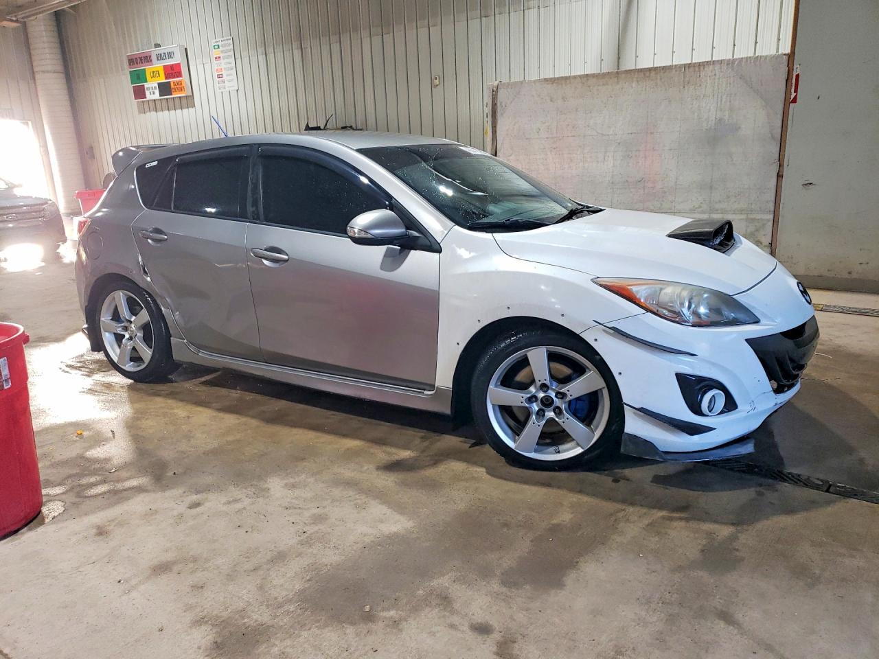2011 Mazda Speed 3 Gray vin: JM1BL1K33B1397181