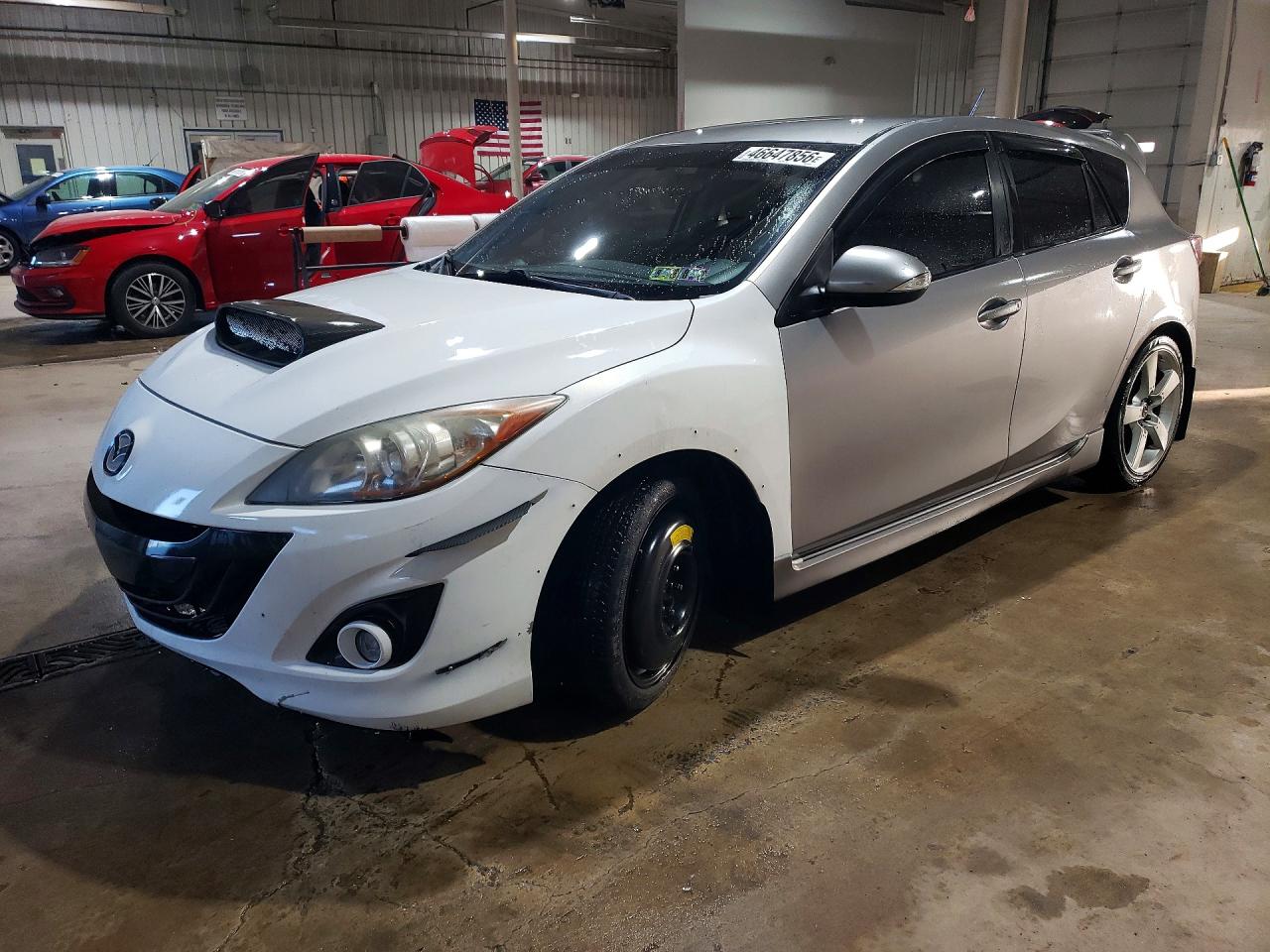 2011 Mazda Speed 3 Gray vin: JM1BL1K33B1397181