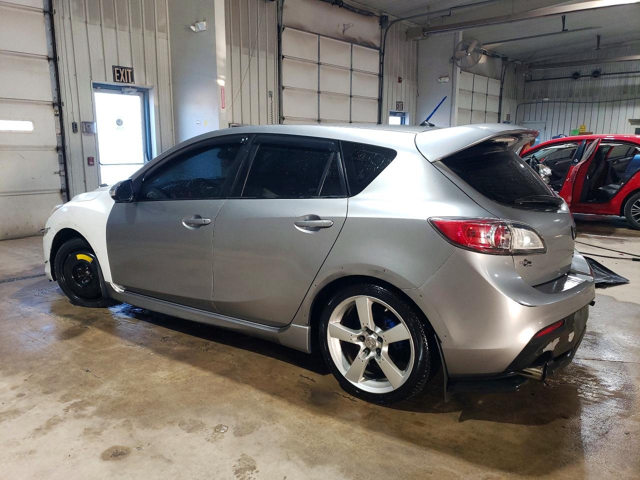 2011 Mazda Speed 3 Gray vin: JM1BL1K33B1397181