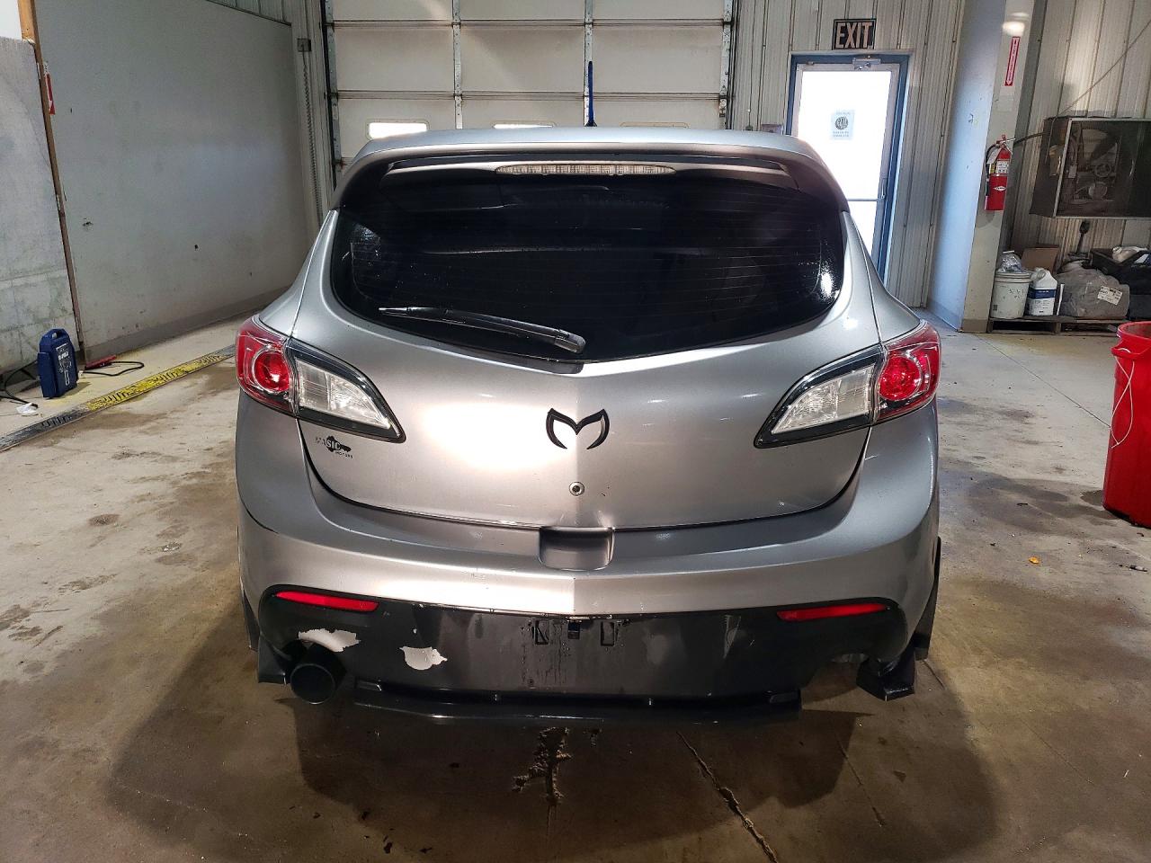 2011 Mazda Speed 3 Gray vin: JM1BL1K33B1397181