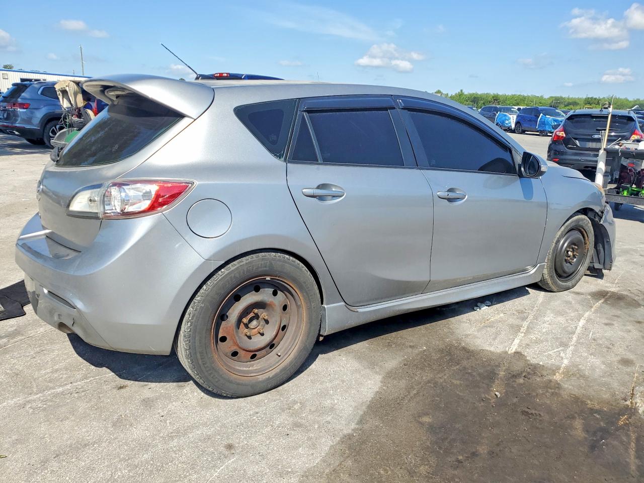 2011 Mazda Speed 3 Silver vin: JM1BL1K34B1380373