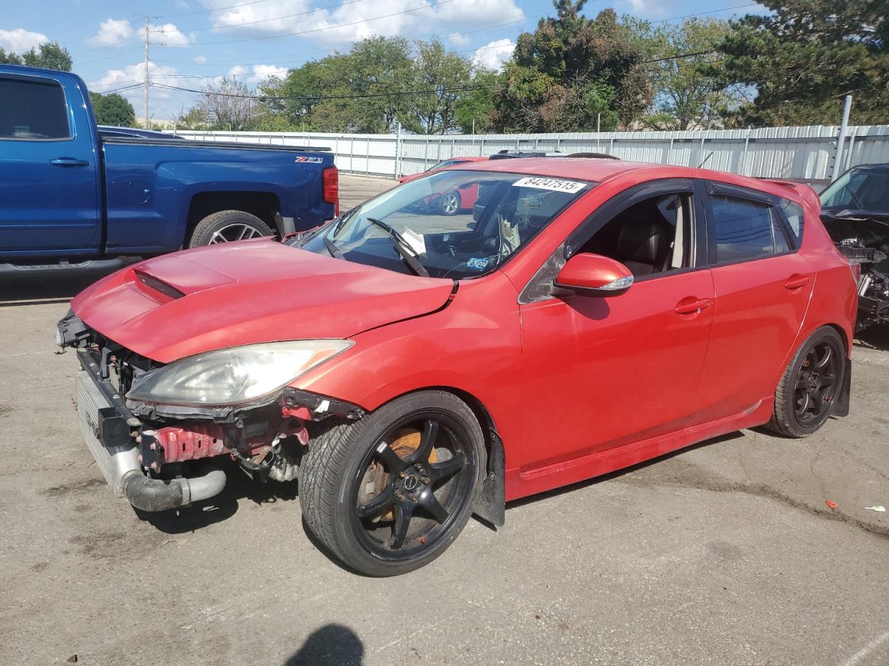 2011 Mazda Speed 3 Red vin: JM1BL1K35B1362707