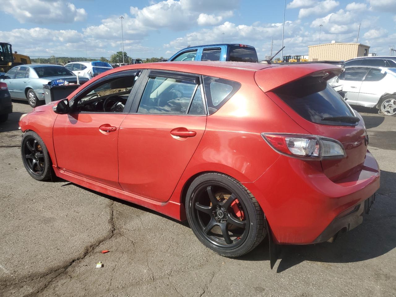 2011 Mazda Speed 3 Red vin: JM1BL1K35B1362707