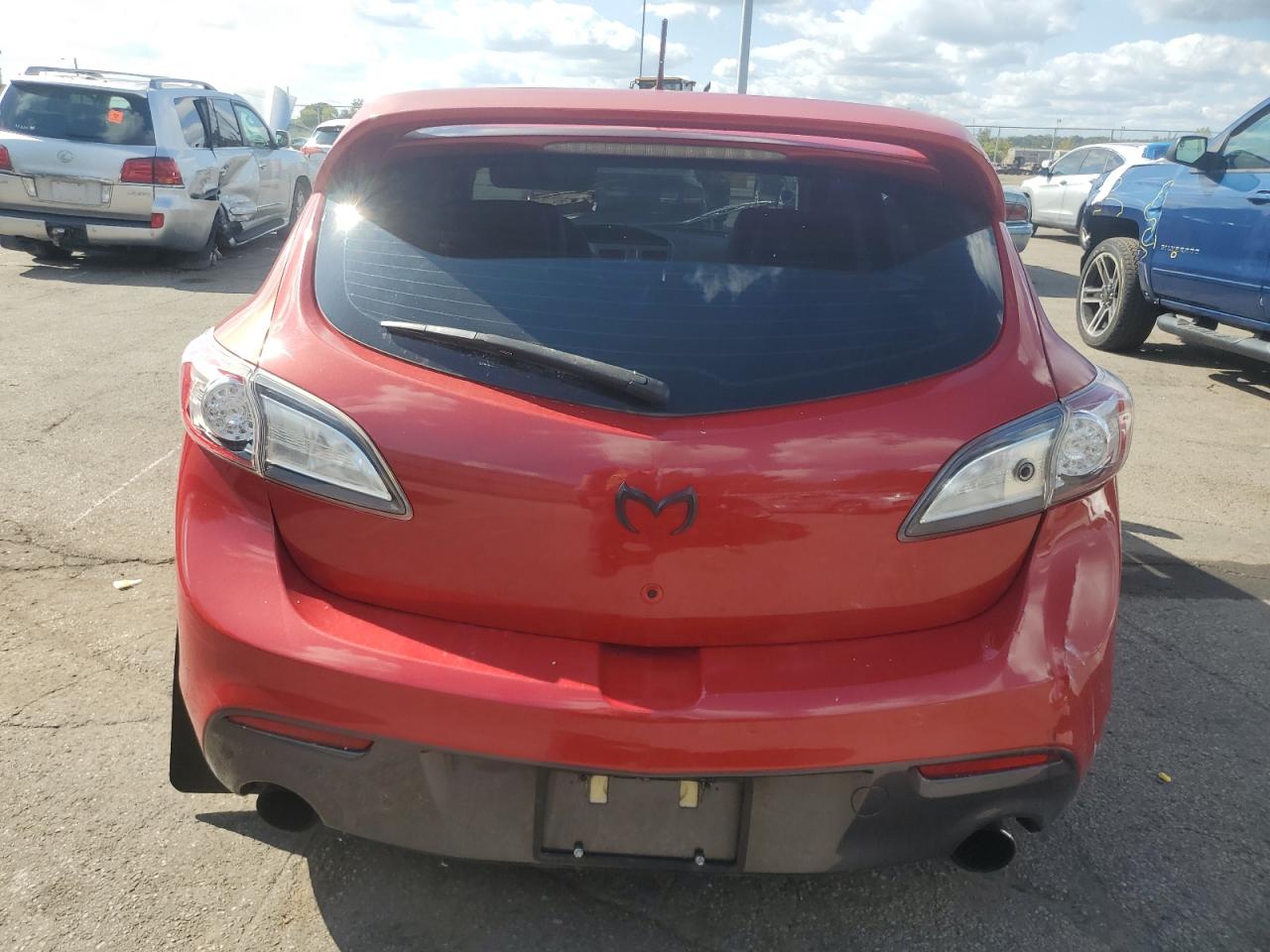 2011 Mazda Speed 3 Red vin: JM1BL1K35B1362707