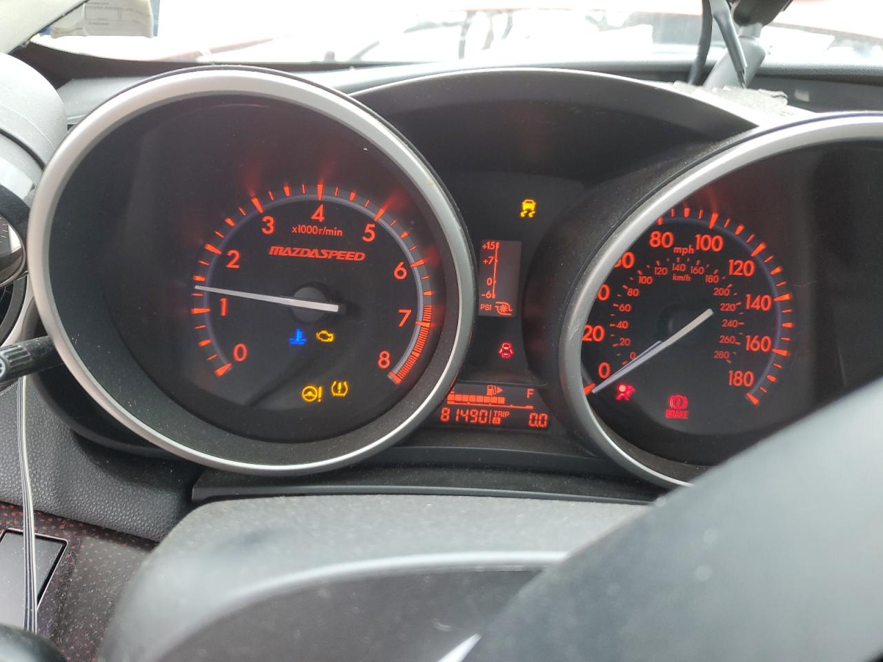 2011 Mazda Speed 3 Red vin: JM1BL1K35B1362707
