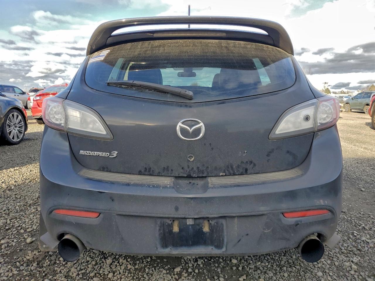 2011 Mazda Speed 3 Black vin: JM1BL1K35B1900368