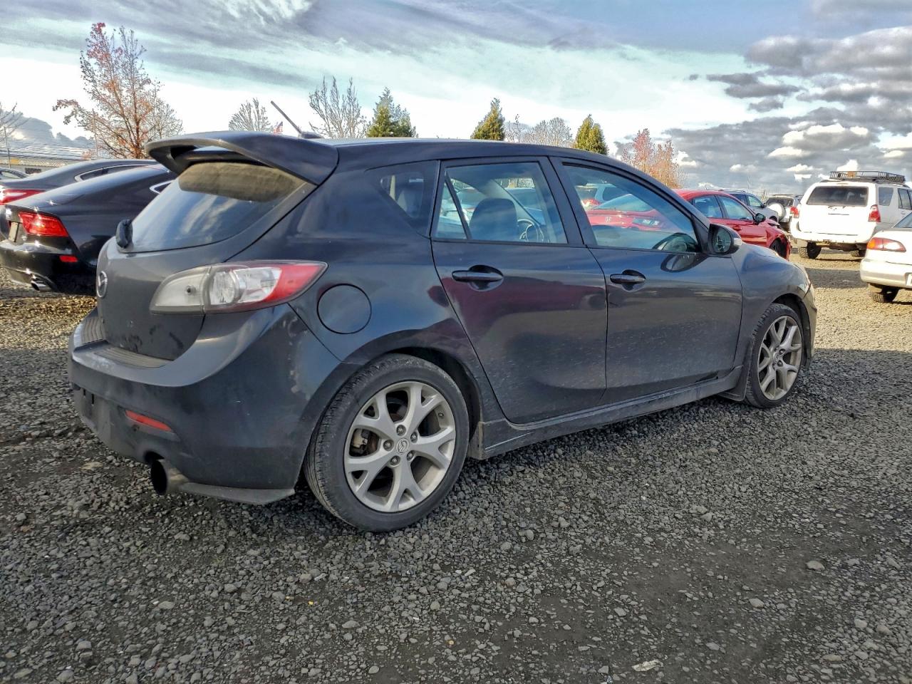 2011 Mazda Speed 3 Black vin: JM1BL1K35B1900368
