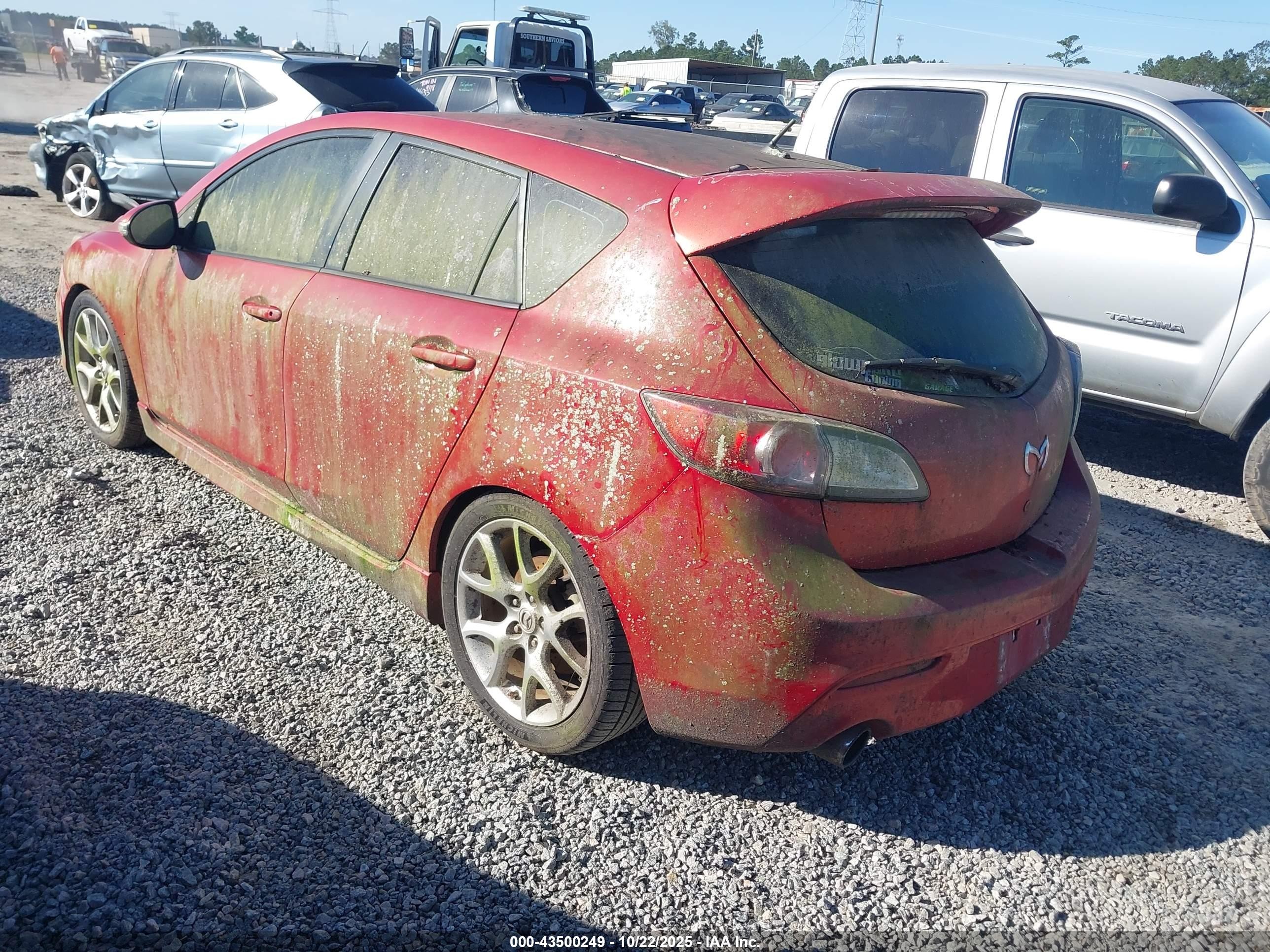 2011 Mazda Mazdaspeed3 Sport Red vin: JM1BL1K36B1427323
