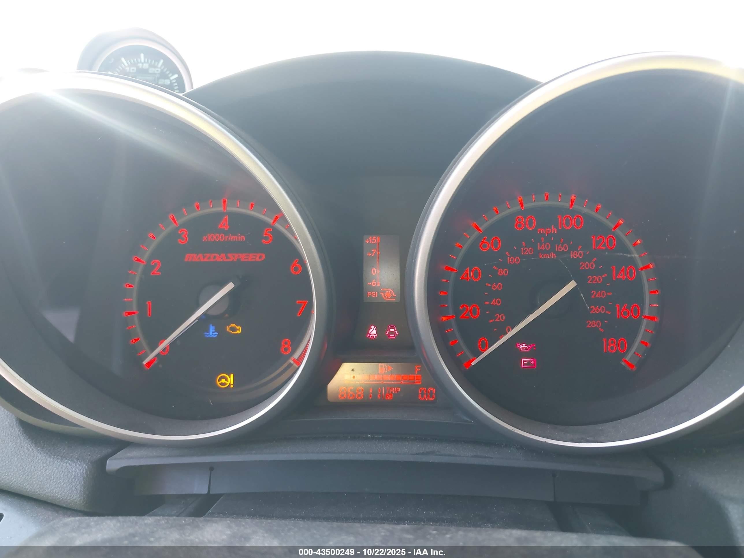 2011 Mazda Mazdaspeed3 Sport Red vin: JM1BL1K36B1427323