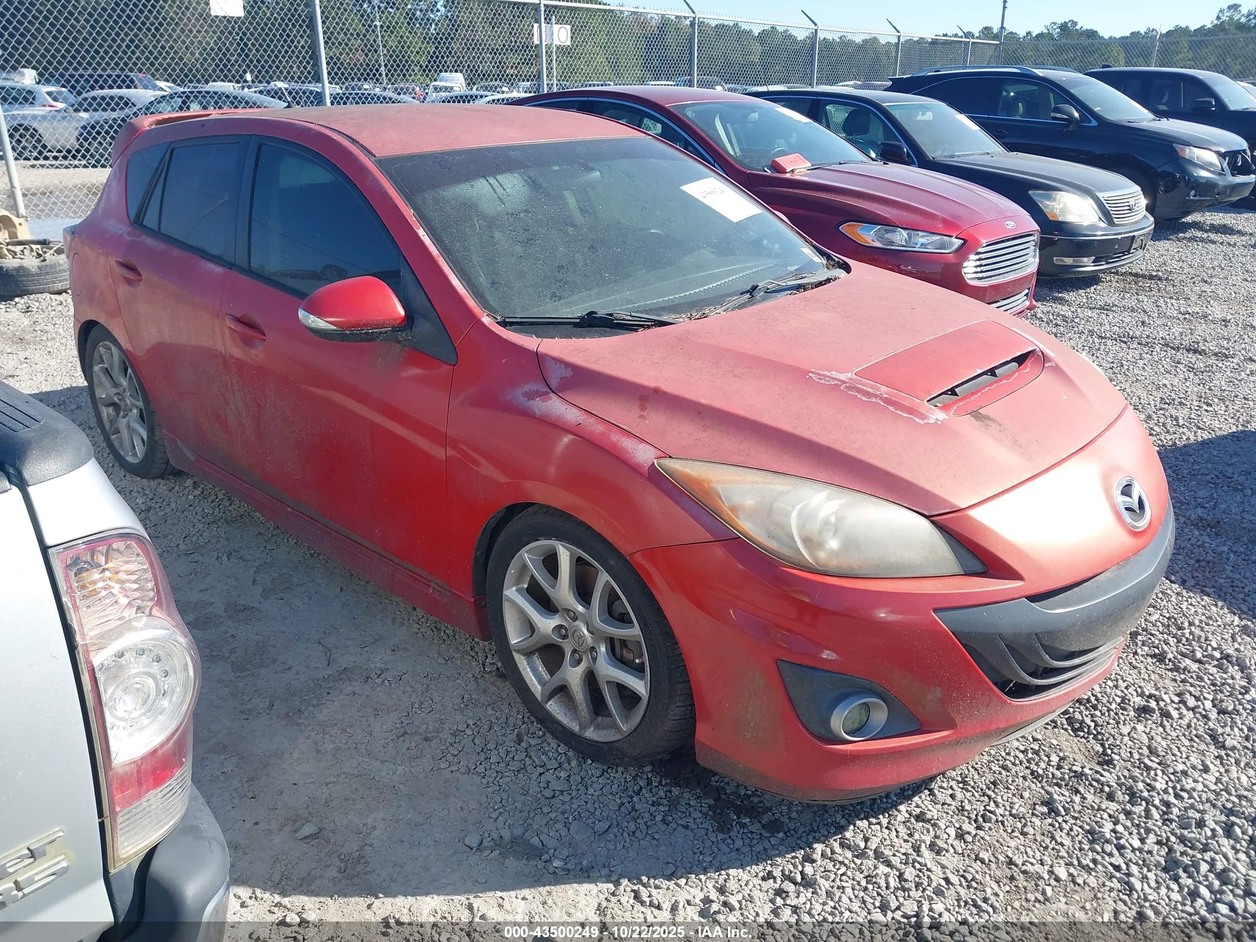 2011 Mazda Mazdaspeed3 Sport Red vin: JM1BL1K36B1427323