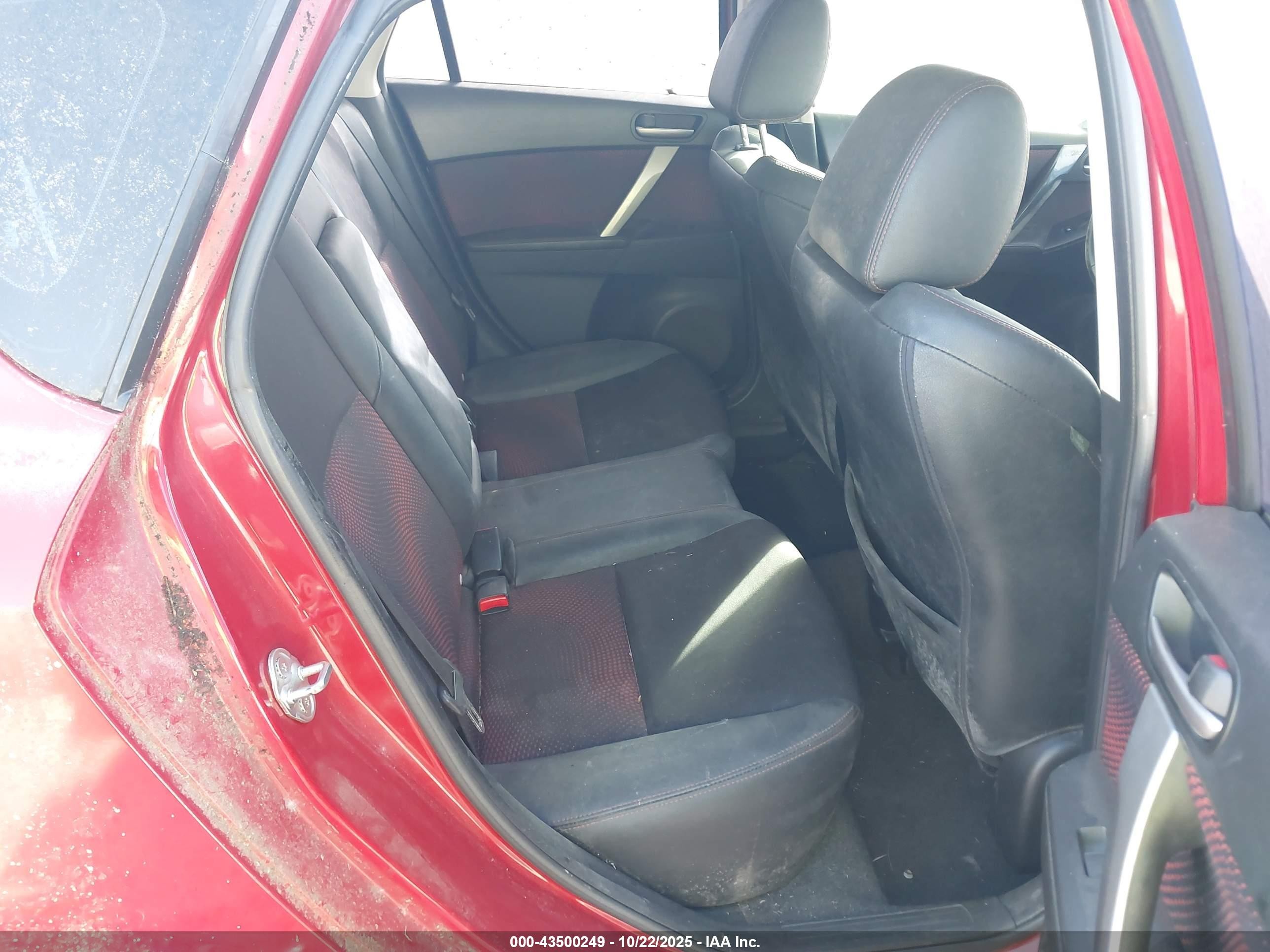 2011 Mazda Mazdaspeed3 Sport Red vin: JM1BL1K36B1427323