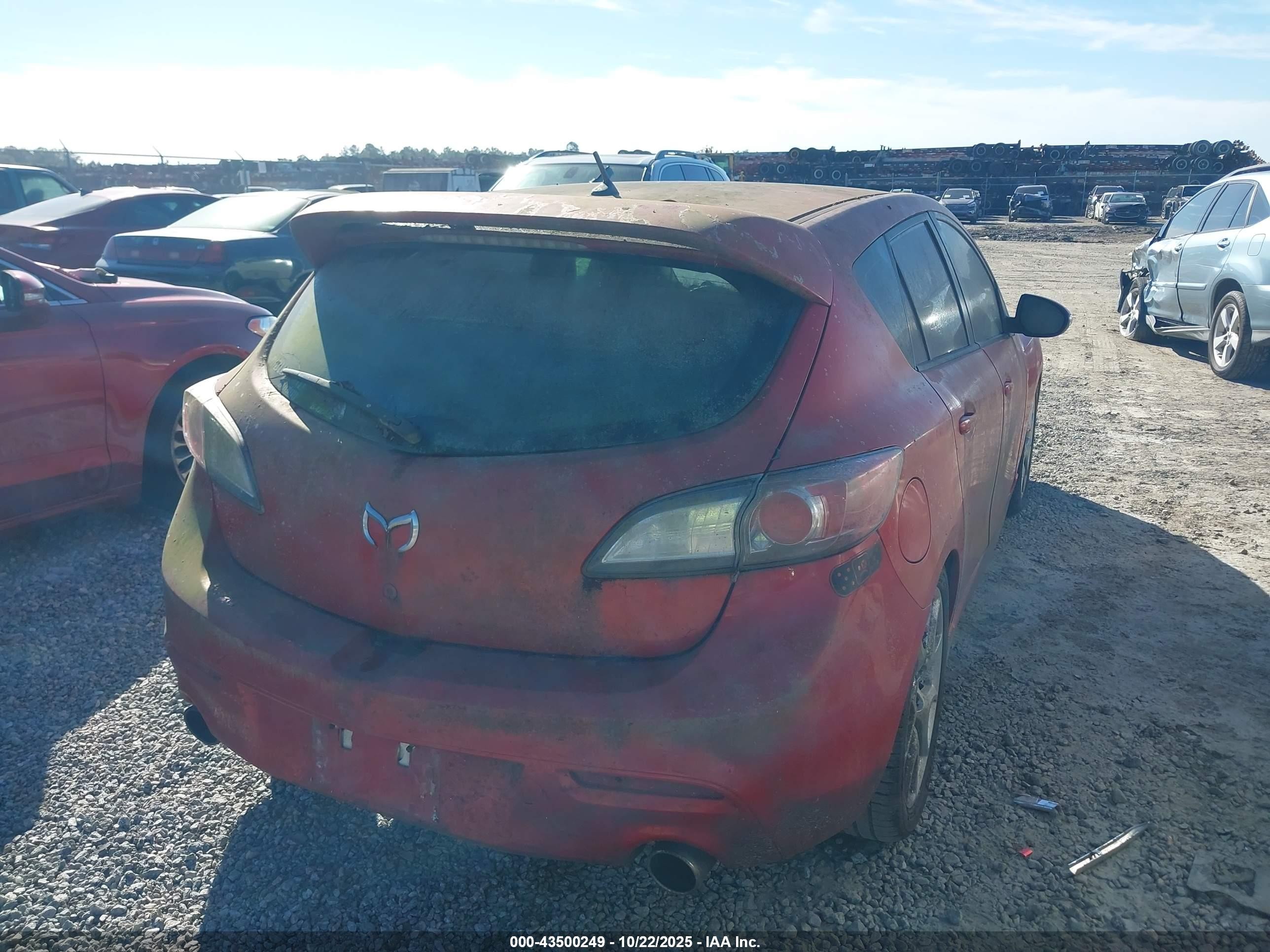 2011 Mazda Mazdaspeed3 Sport Red vin: JM1BL1K36B1427323