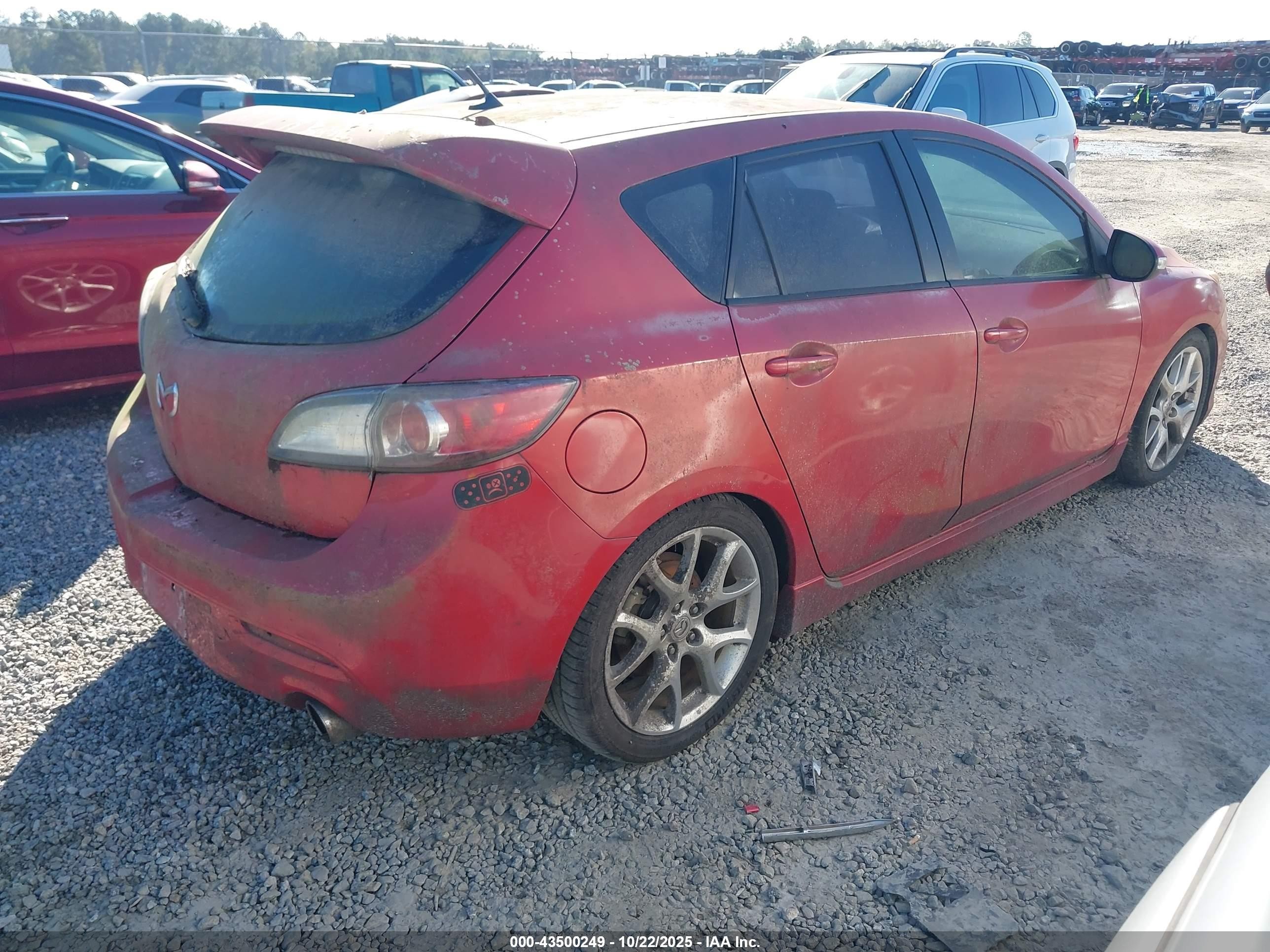 2011 Mazda Mazdaspeed3 Sport Red vin: JM1BL1K36B1427323
