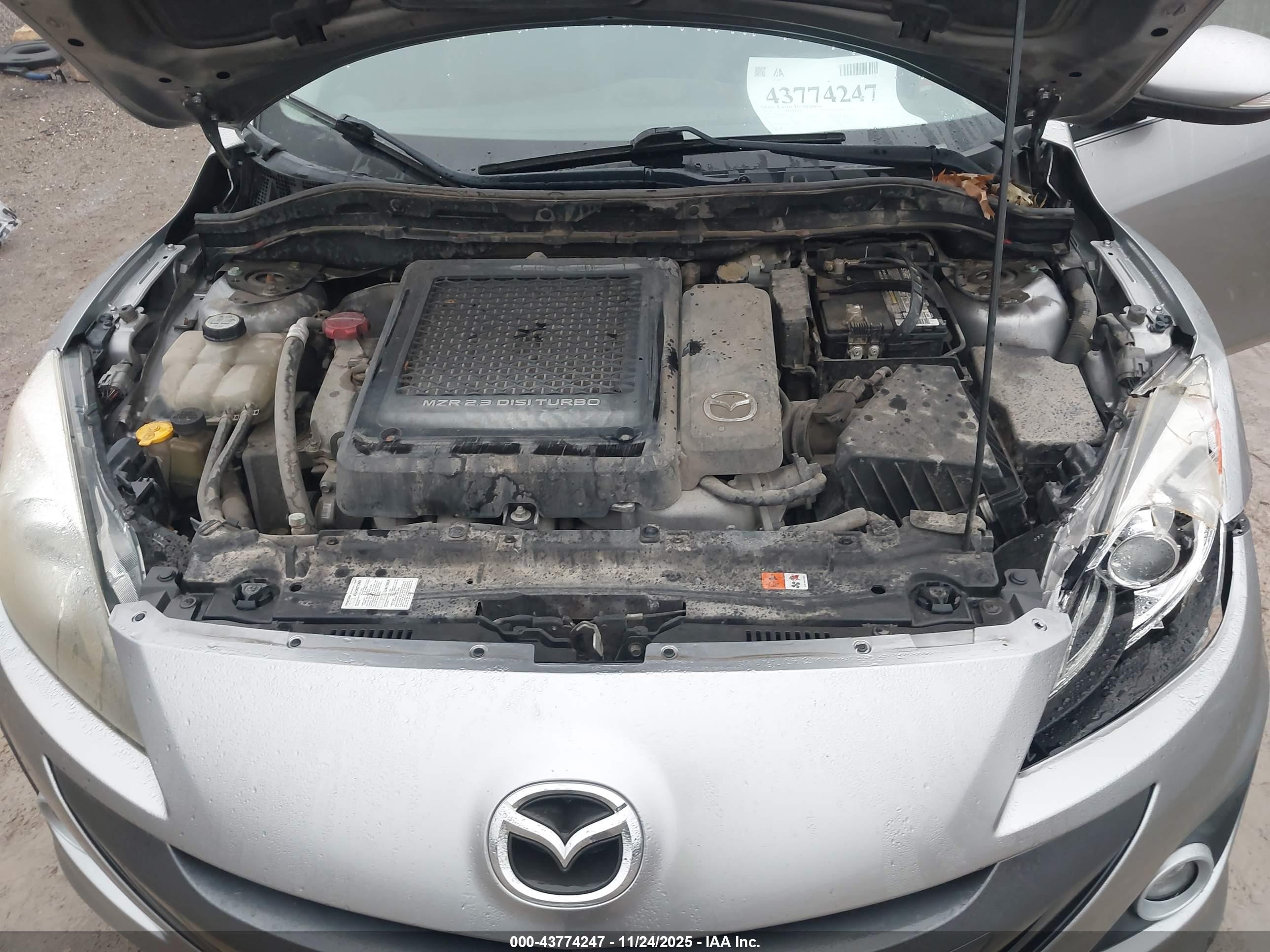 2011 Mazda Mazdaspeed3 Sport Gray vin: JM1BL1K37B1357637