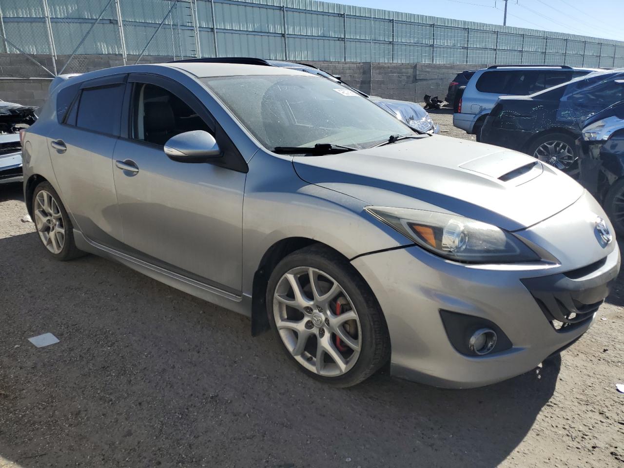 2011 Mazda Speed 3 Gray vin: JM1BL1K37B1360392