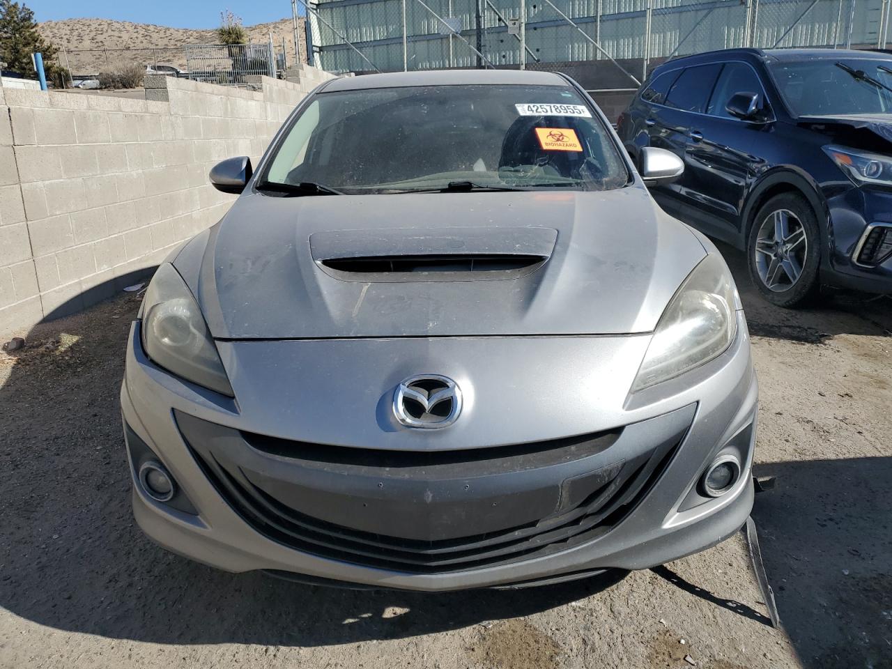 2011 Mazda Speed 3 Gray vin: JM1BL1K37B1360392