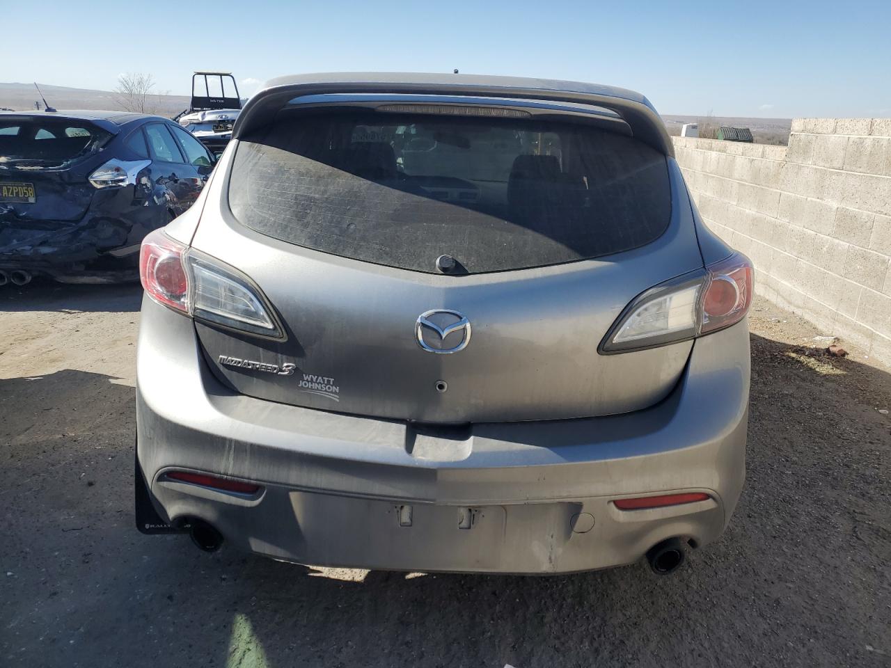 2011 Mazda Speed 3 Gray vin: JM1BL1K37B1360392