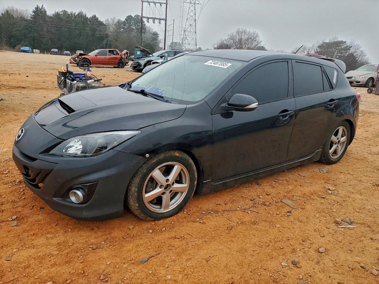 2011 Mazda Speed 3 Black vin: JM1BL1K37B1413821
